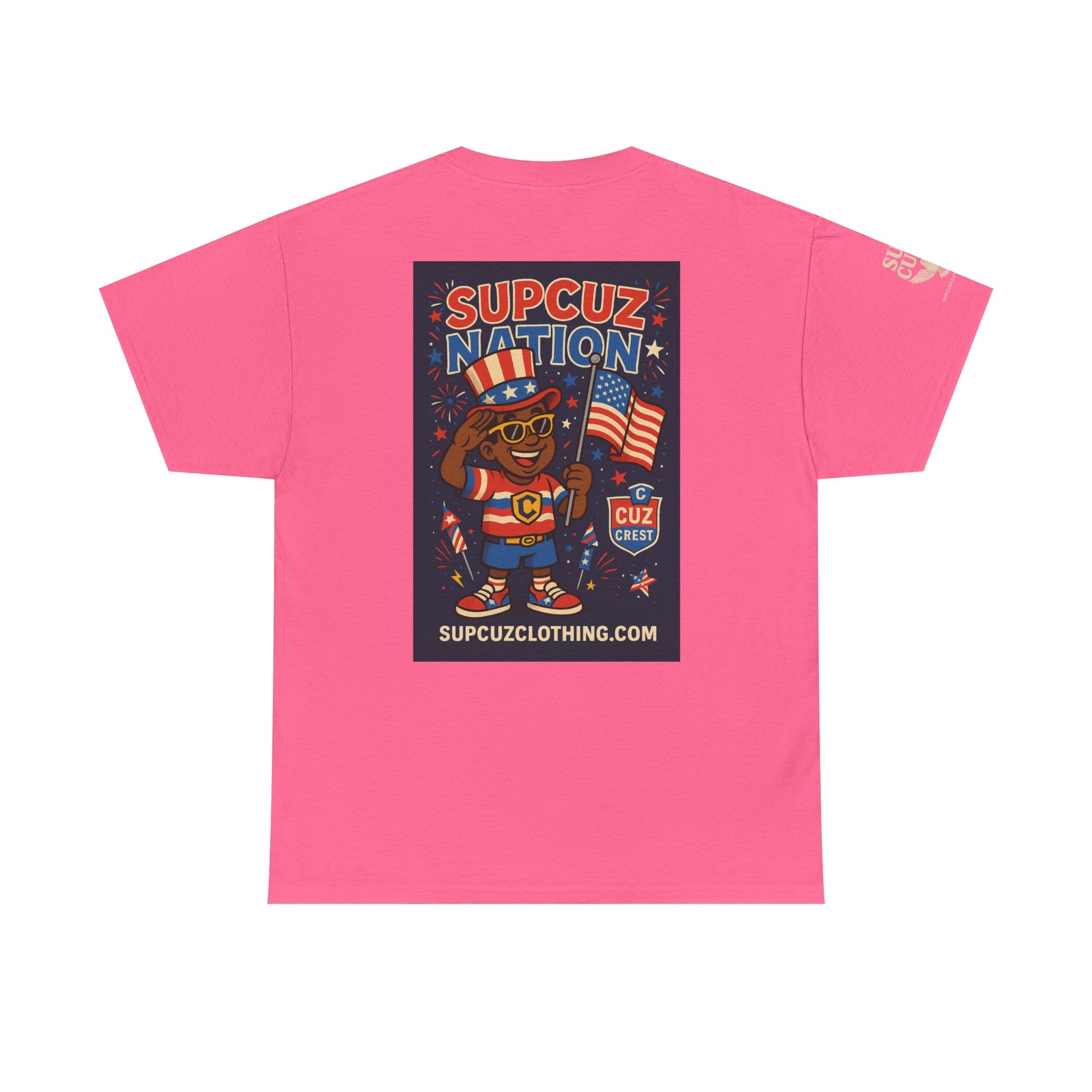 4th of July Launch Tee 2/6 - Unisex Heavy Cotton Tee