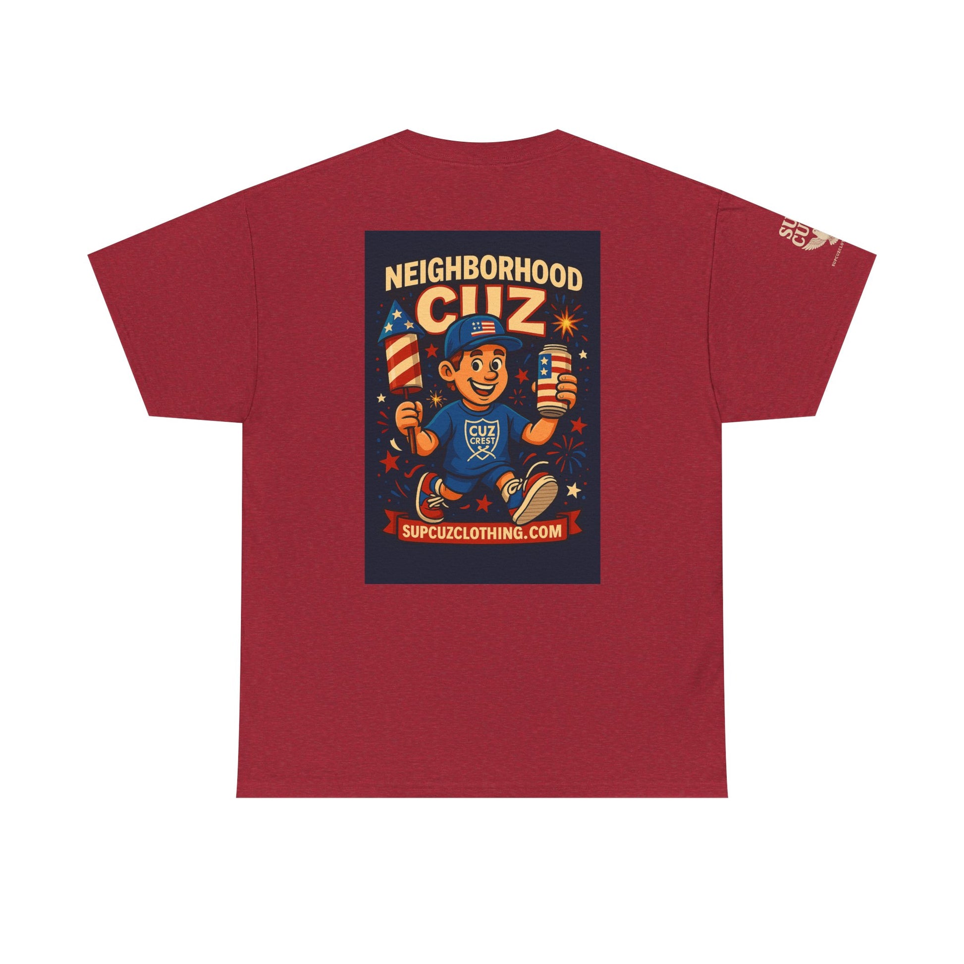 4th of July Launch Tee 5/6 - Unisex Heavy Cotton Tee