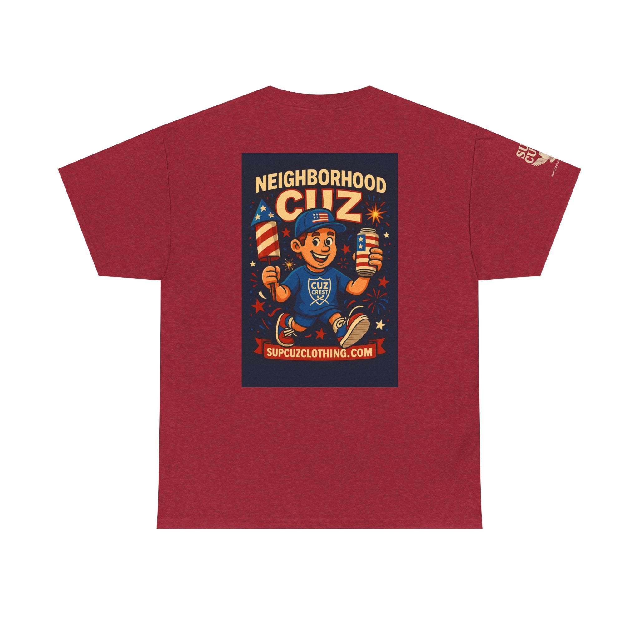 4th of July Launch Tee 5/6 - Unisex Heavy Cotton Tee