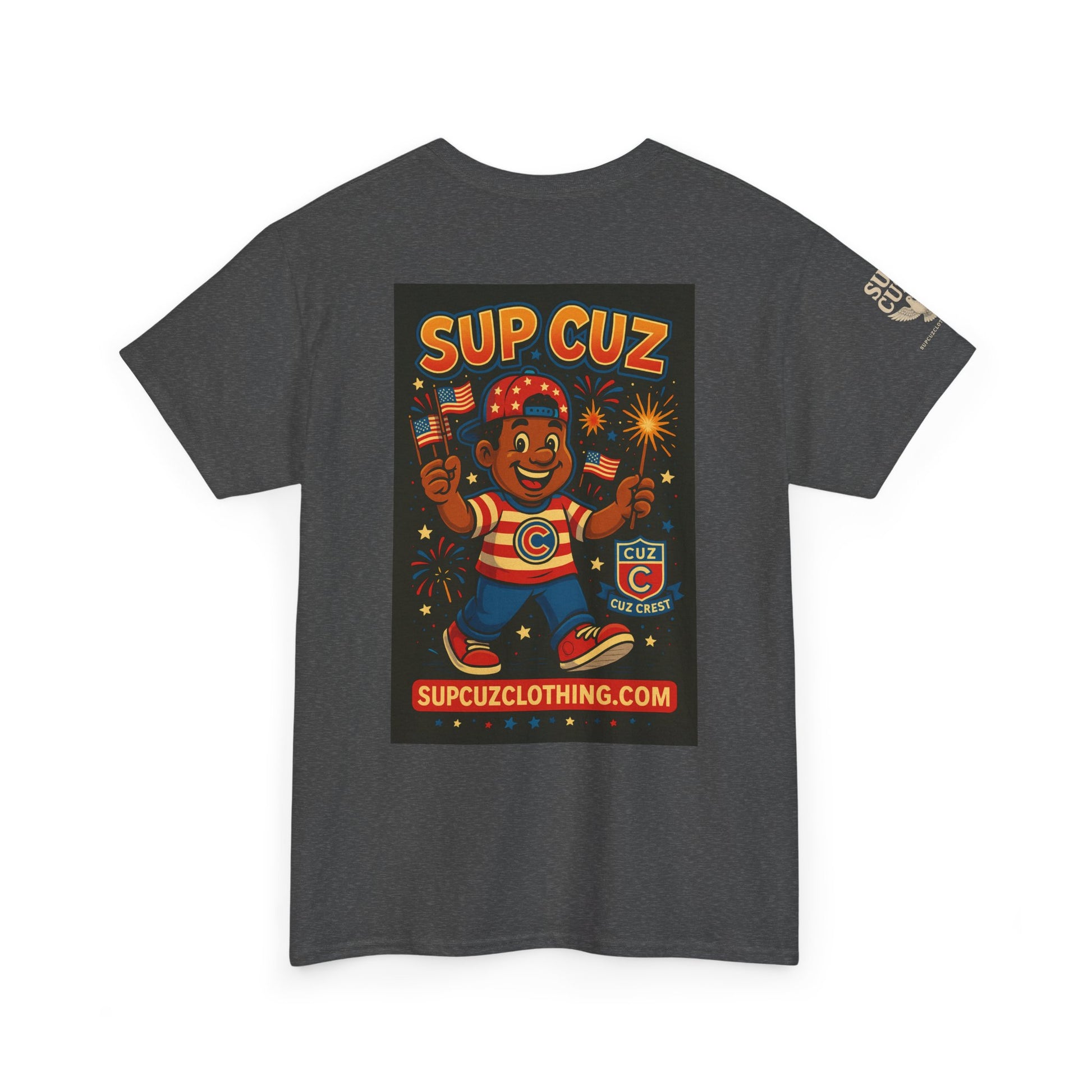 4th of July Launch Tee 3/6 - Unisex Heavy Cotton Tee