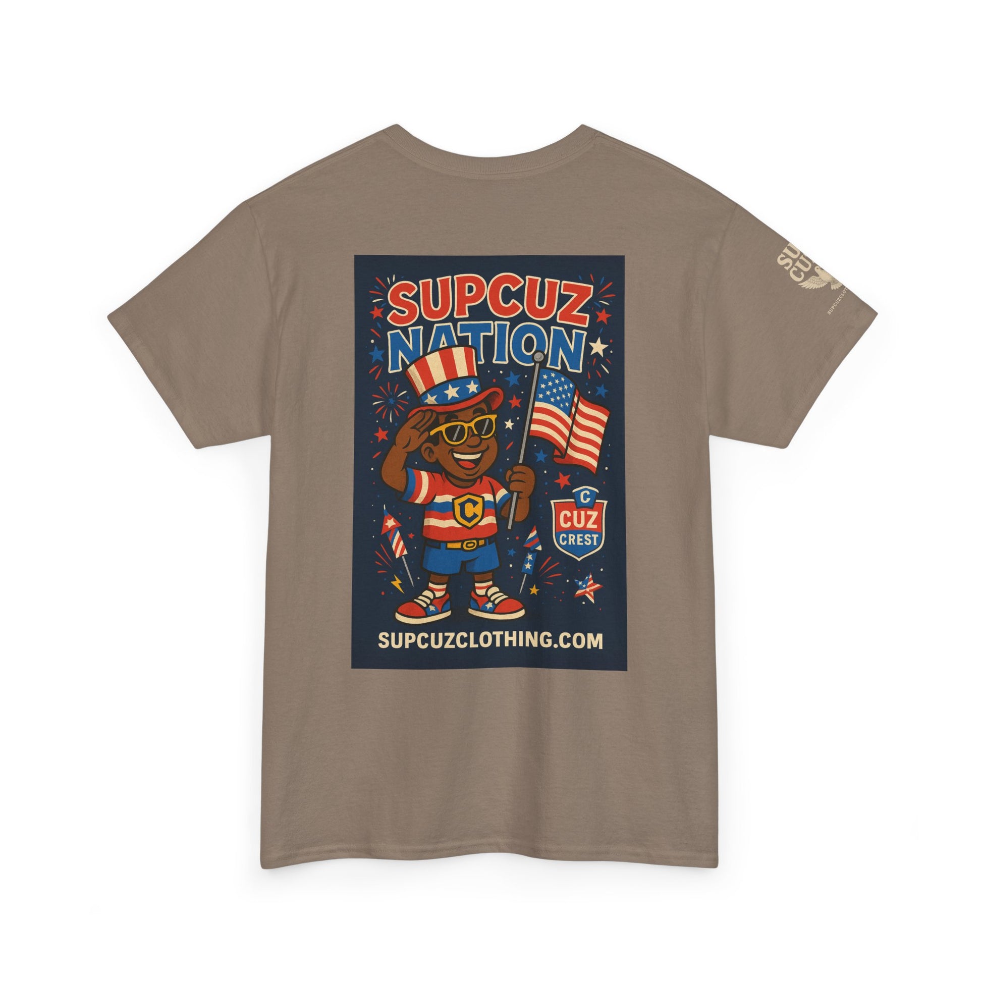 4th of July Launch Tee 2/6 - Unisex Heavy Cotton Tee