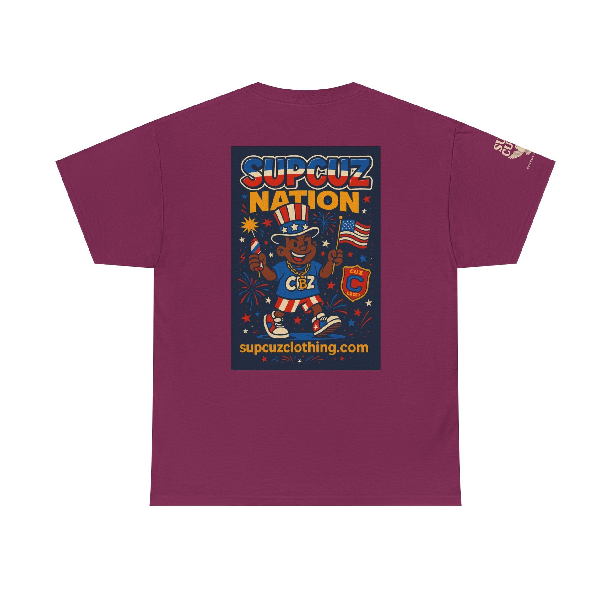 4th of July Launch Tee 1/6 - Unisex Heavy Cotton Tee