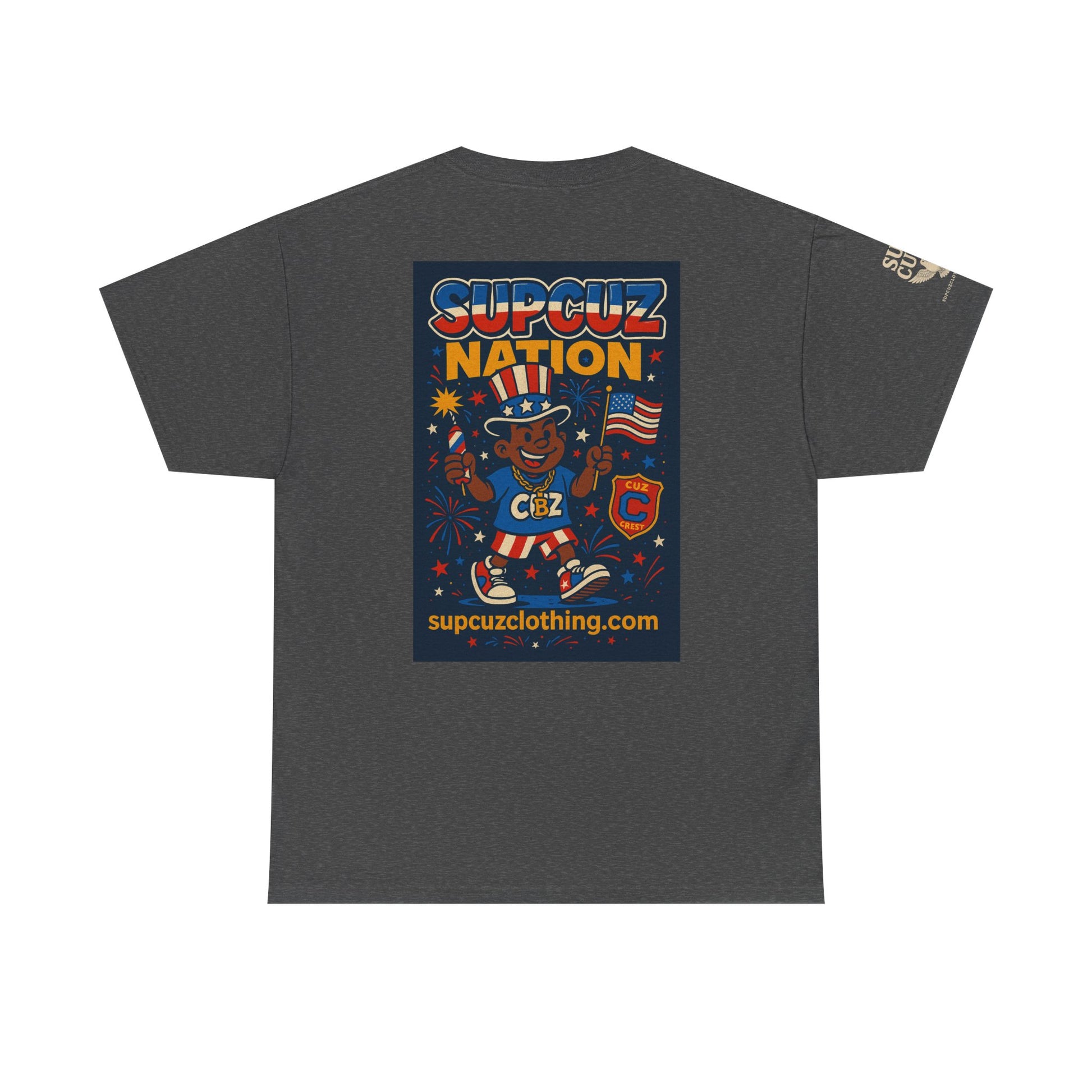 4th of July Launch Tee 1/6 - Unisex Heavy Cotton Tee
