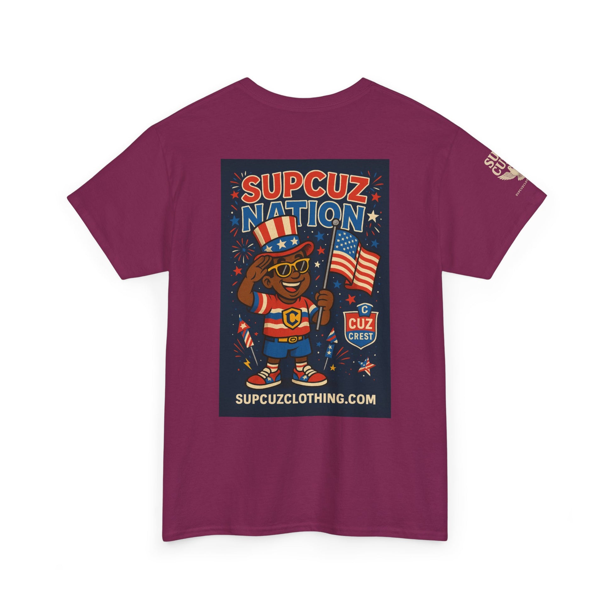 4th of July Launch Tee 2/6 - Unisex Heavy Cotton Tee