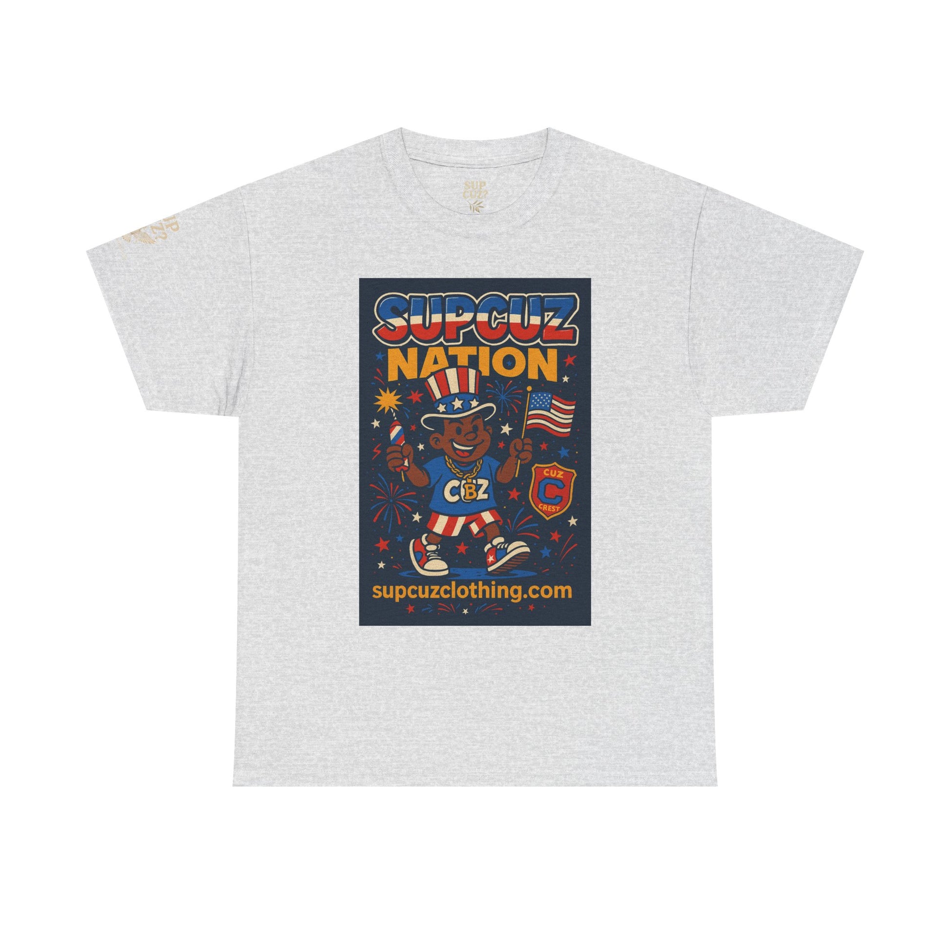 4th of July Launch Tee 1/6 - Unisex Heavy Cotton Tee