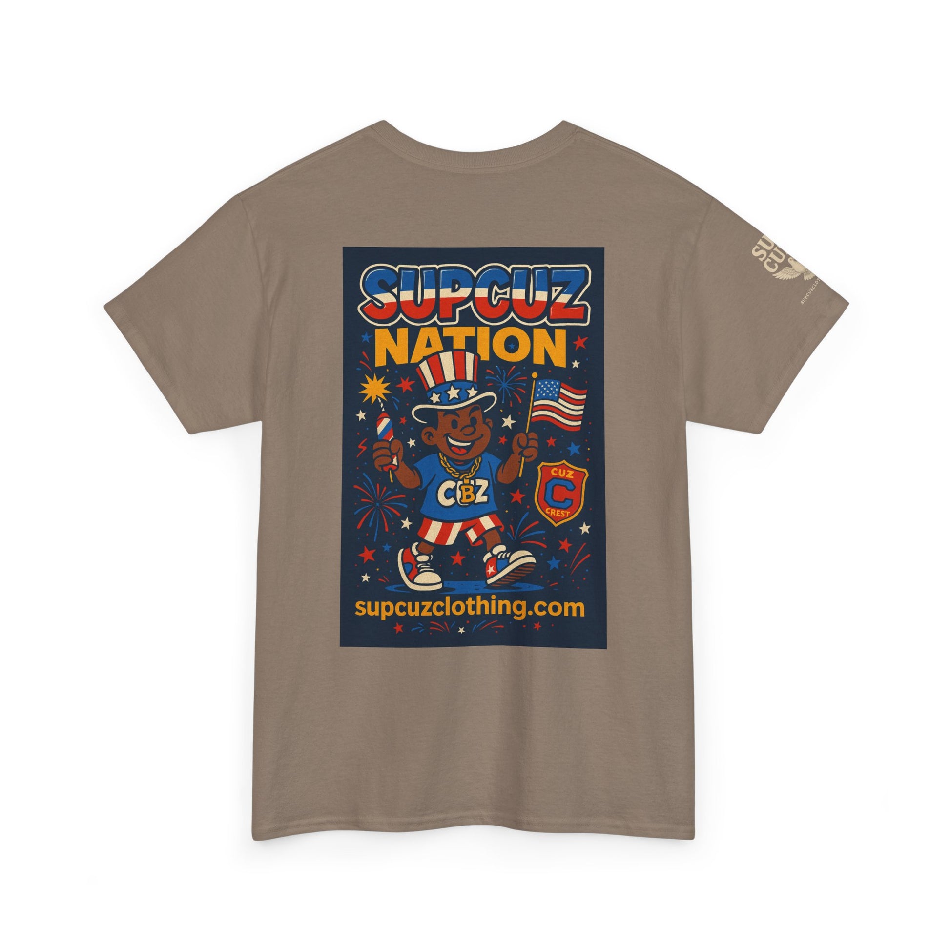 4th of July Launch Tee 1/6 - Unisex Heavy Cotton Tee