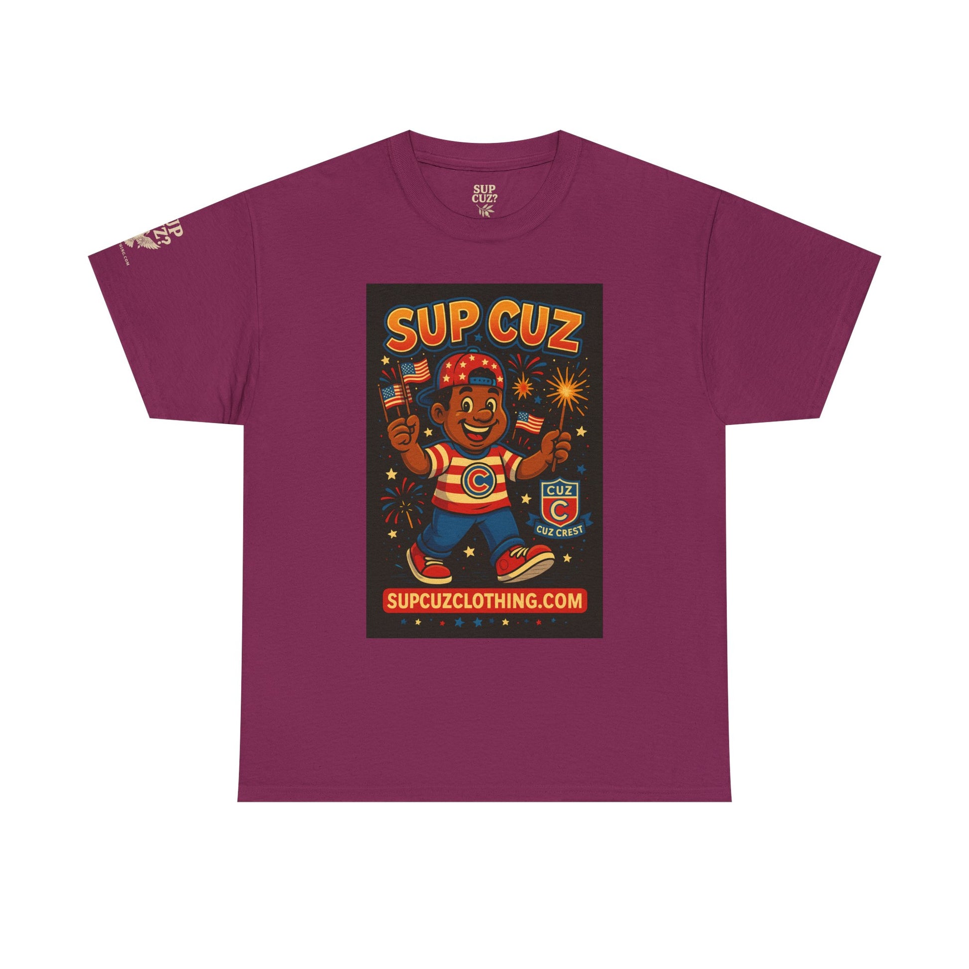 4th of July Launch Tee 3/6 - Unisex Heavy Cotton Tee