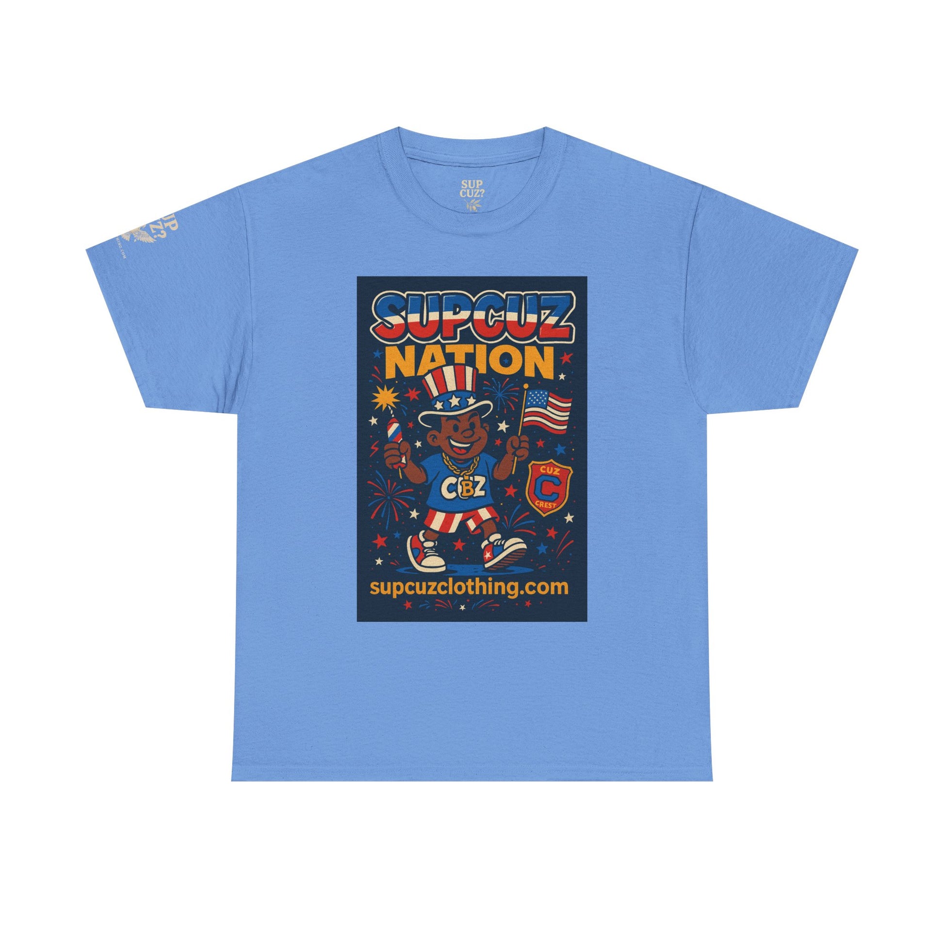 4th of July Launch Tee 1/6 - Unisex Heavy Cotton Tee