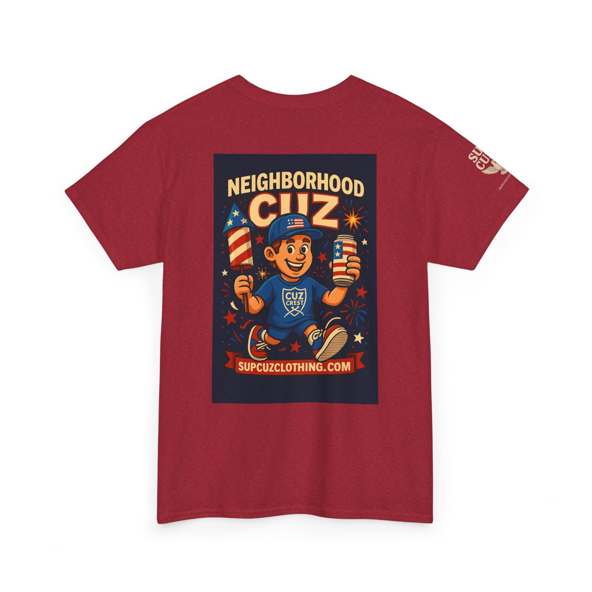 4th of July Launch Tee 5/6 - Unisex Heavy Cotton Tee