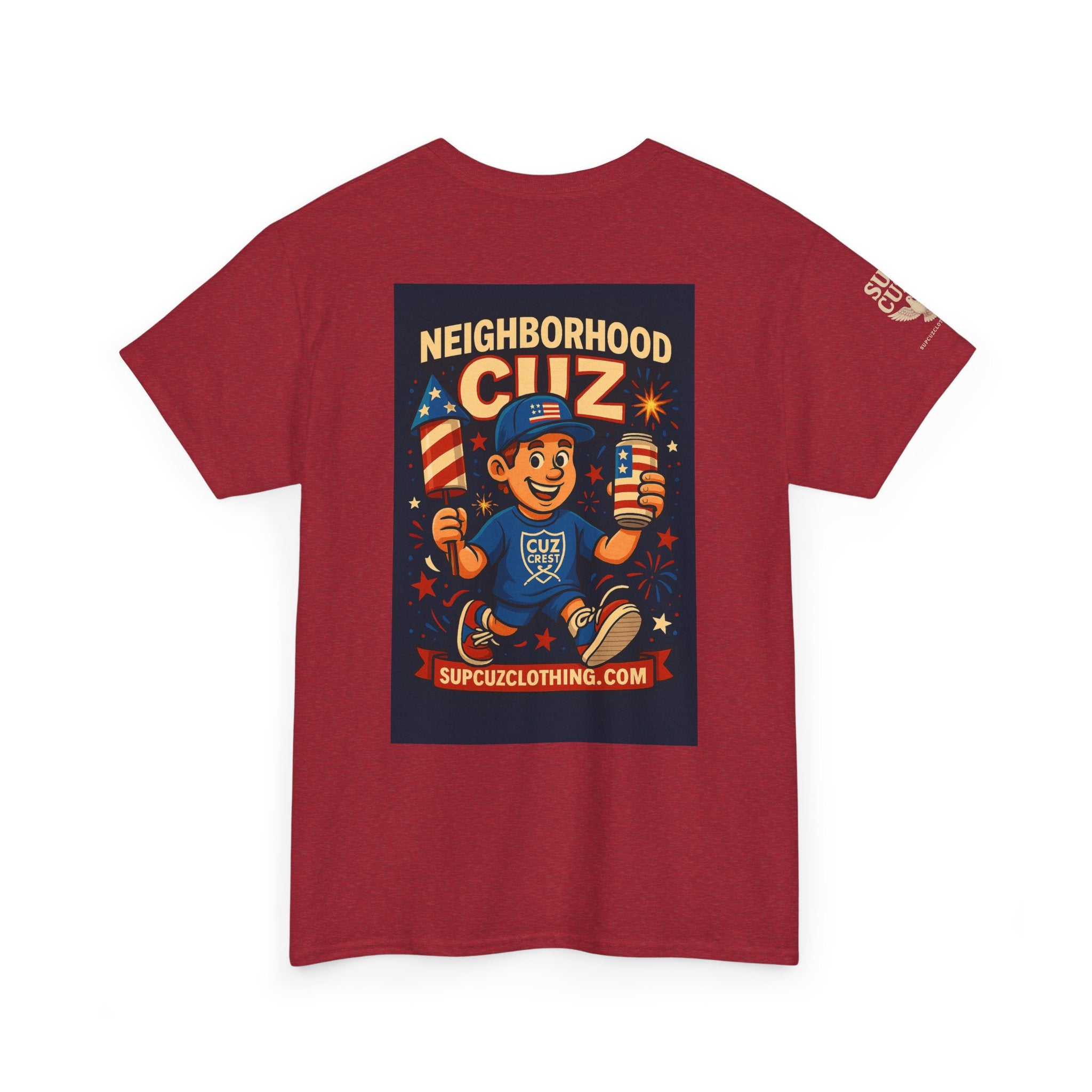 4th of July Launch Tee 5/6 - Unisex Heavy Cotton Tee