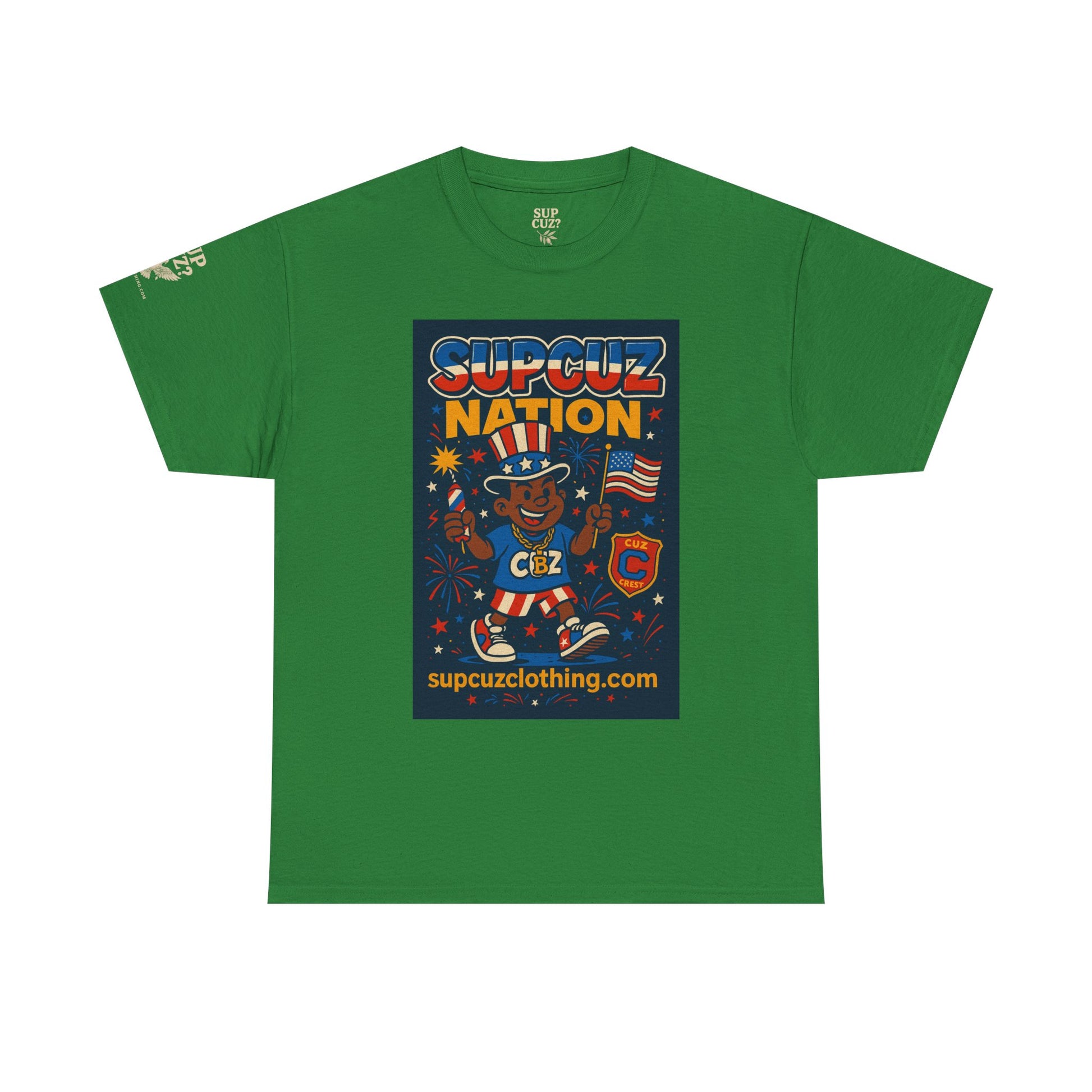 4th of July Launch Tee 1/6 - Unisex Heavy Cotton Tee