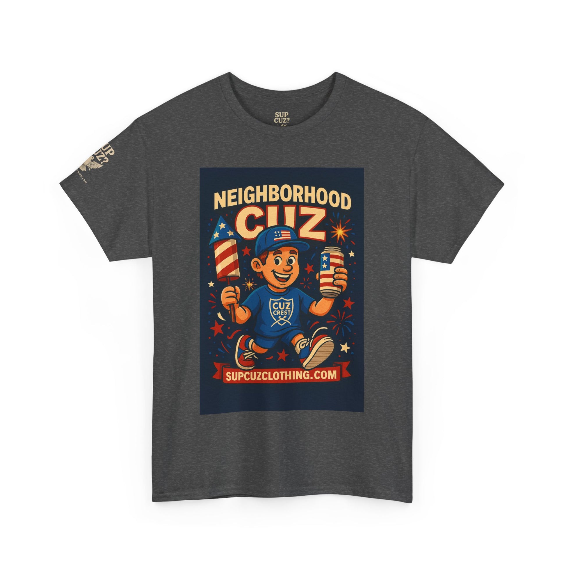 4th of July Launch Tee 5/6 - Unisex Heavy Cotton Tee