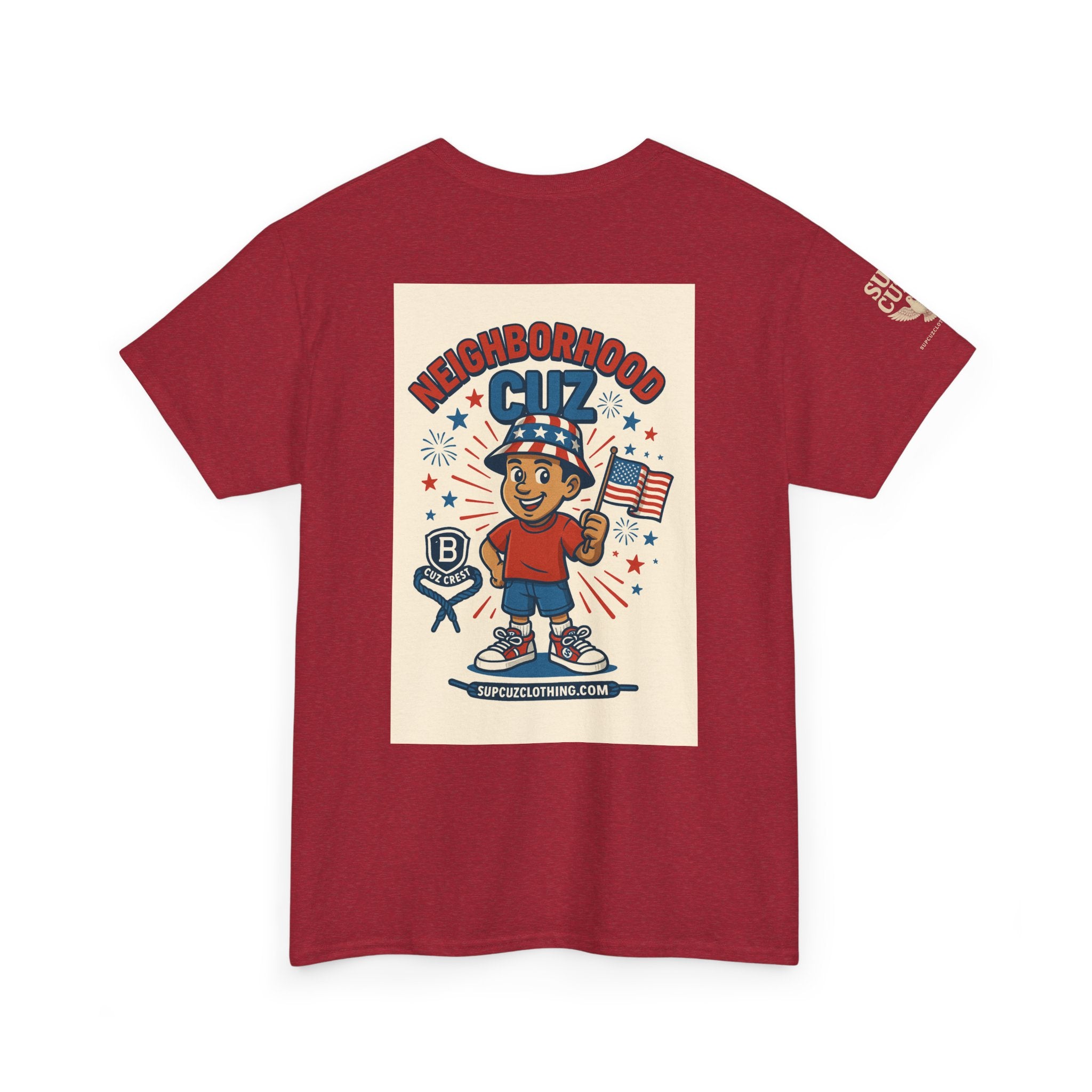 4th of July Launch Tee 4/6 - Unisex Heavy Cotton Tee