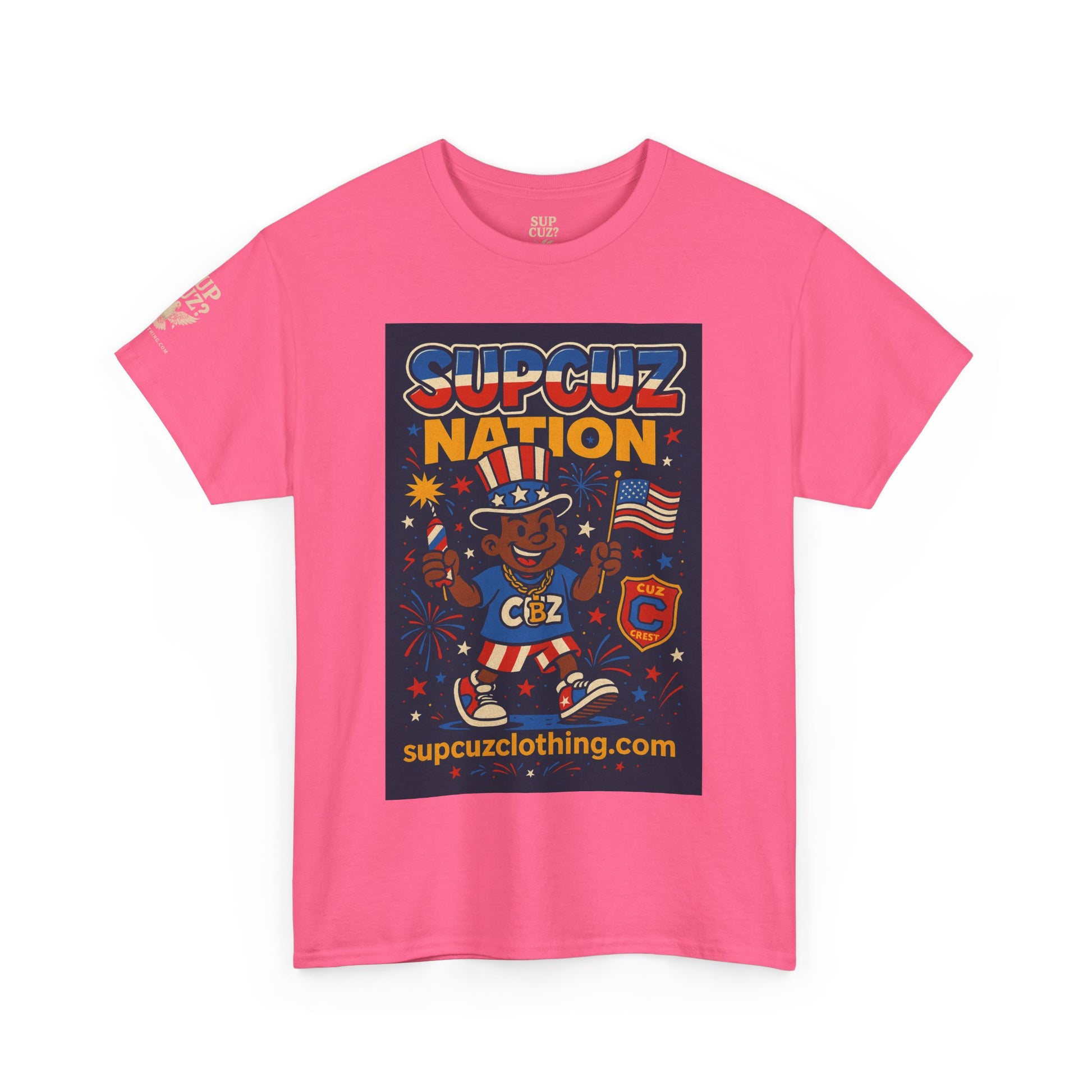 4th of July Launch Tee 1/6 - Unisex Heavy Cotton Tee