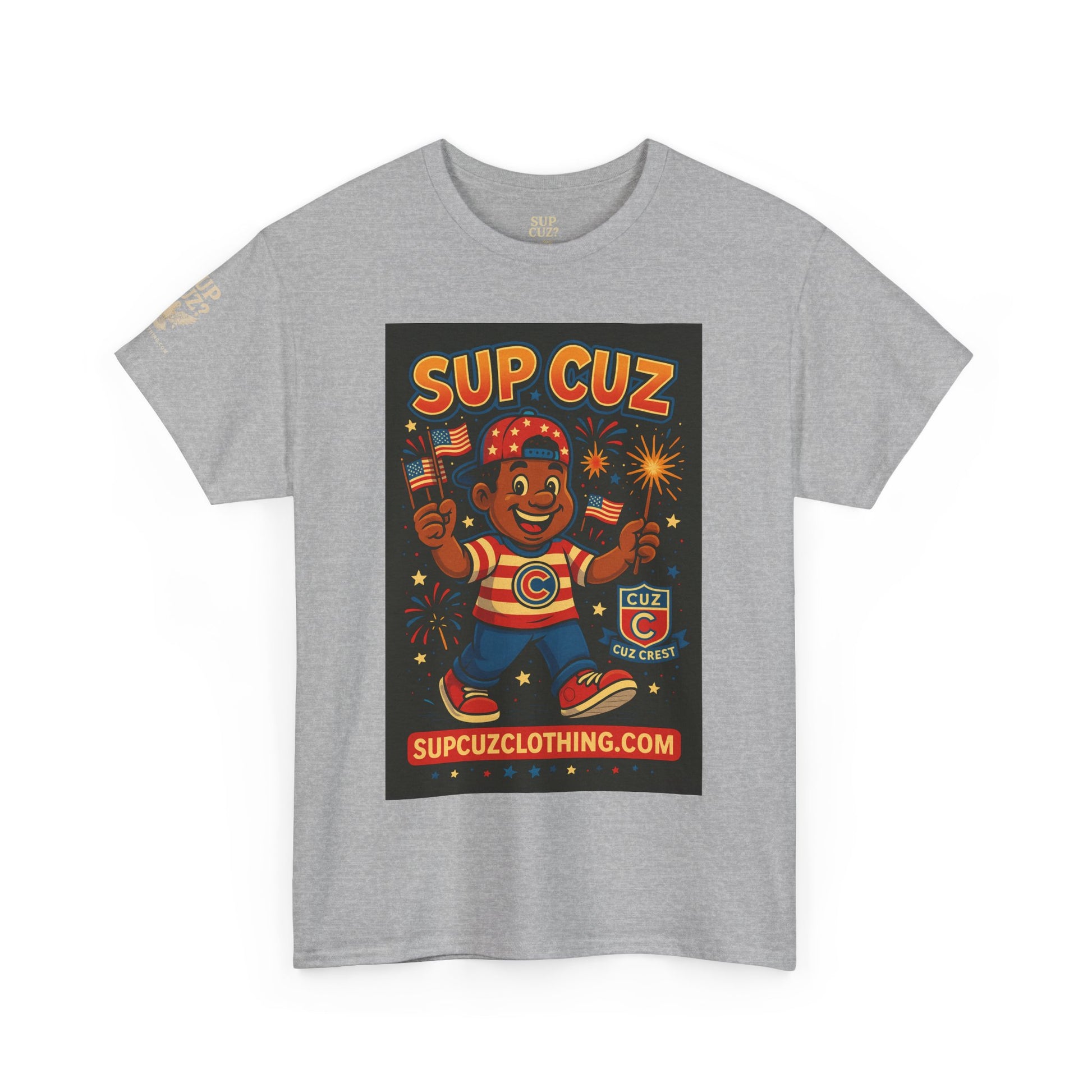 4th of July Launch Tee 3/6 - Unisex Heavy Cotton Tee