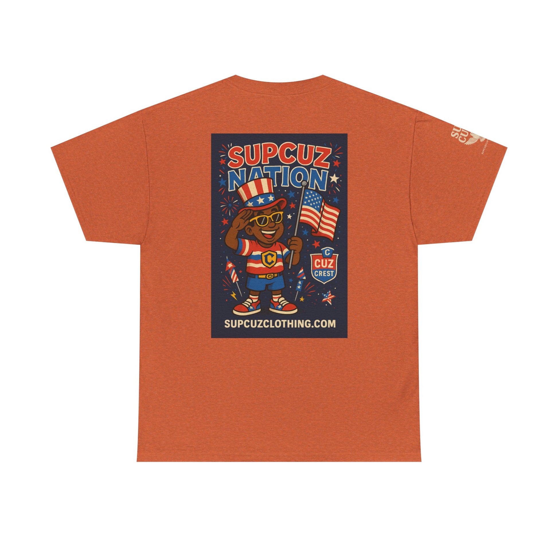 4th of July Launch Tee 2/6 - Unisex Heavy Cotton Tee