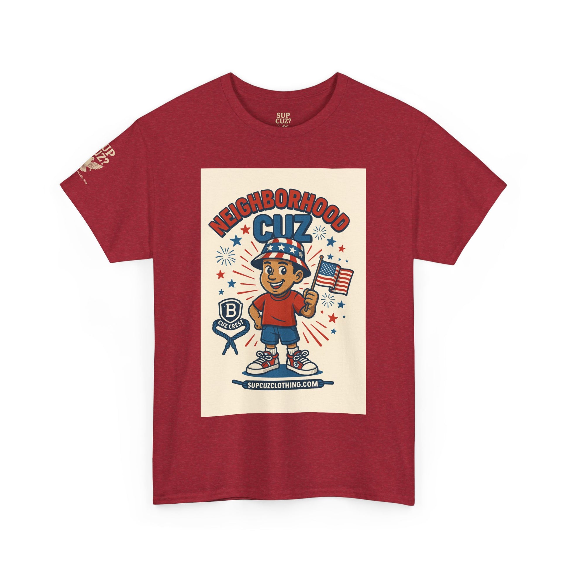 4th of July Launch Tee 4/6 - Unisex Heavy Cotton Tee