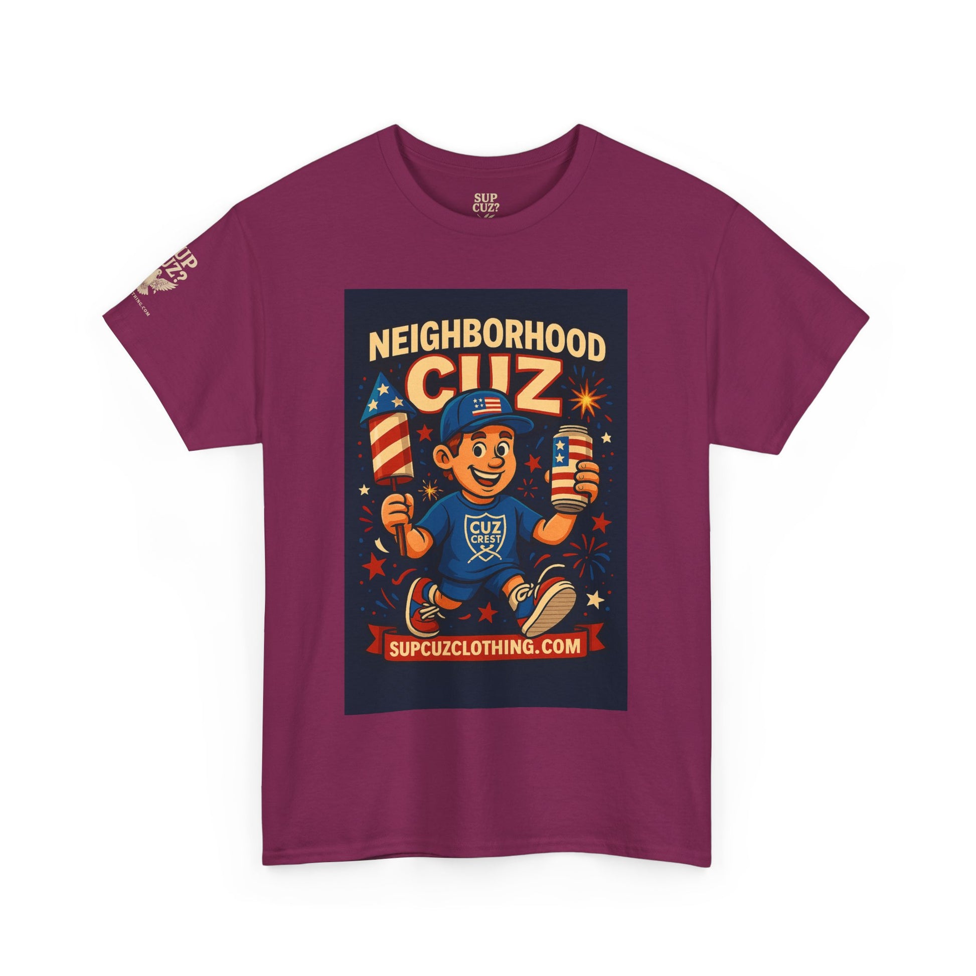 4th of July Launch Tee 5/6 - Unisex Heavy Cotton Tee