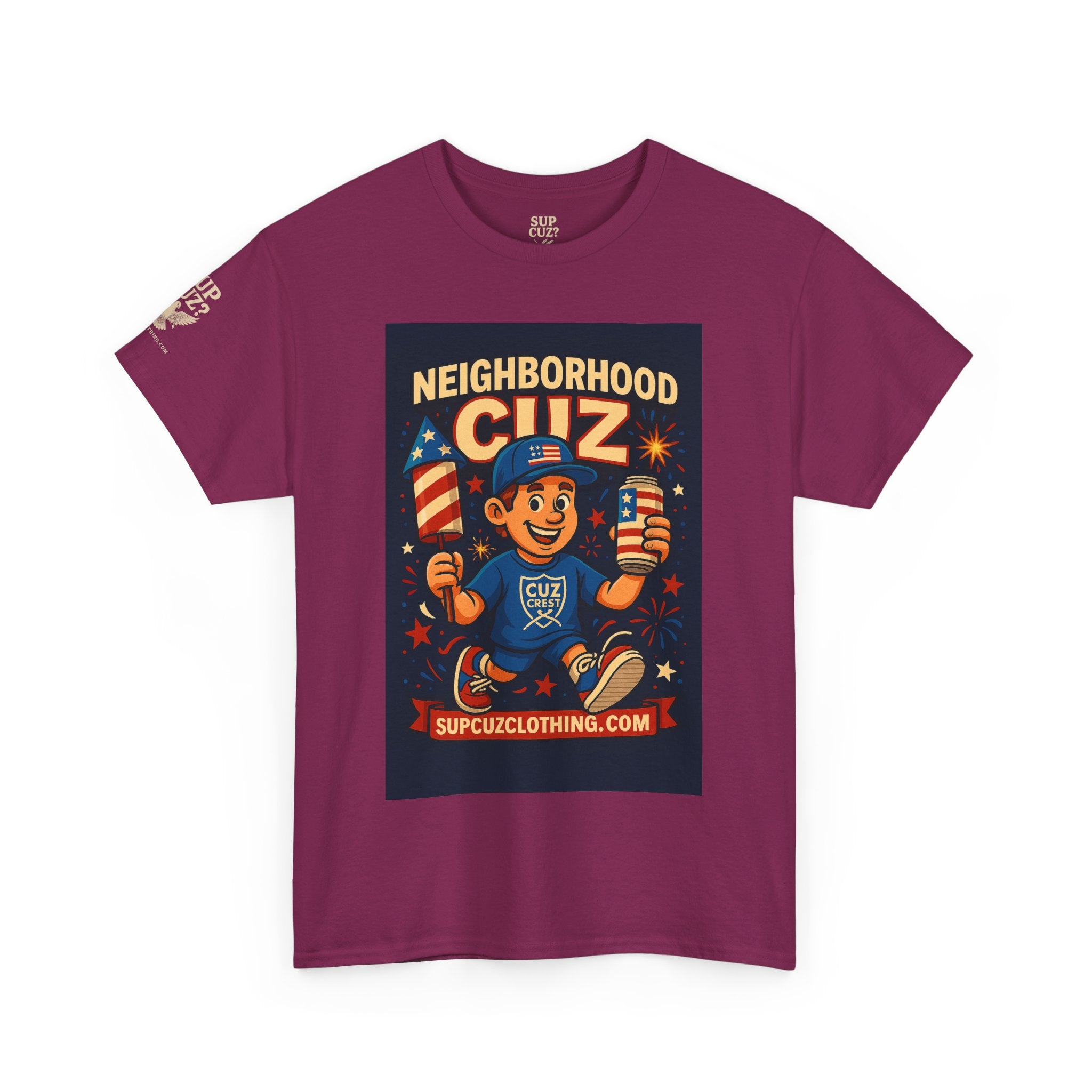 4th of July Launch Tee 5/6 - Unisex Heavy Cotton Tee