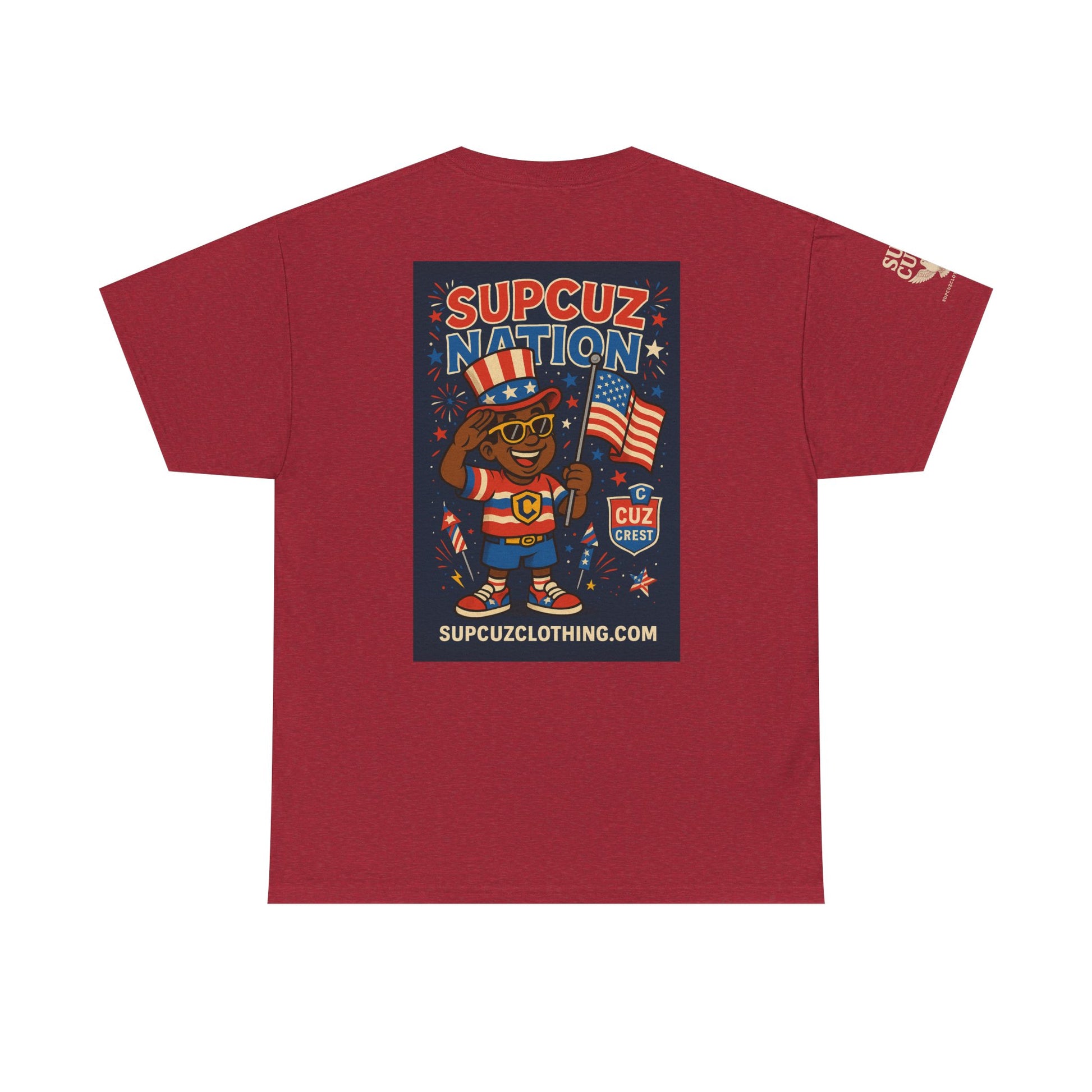 4th of July Launch Tee 2/6 - Unisex Heavy Cotton Tee
