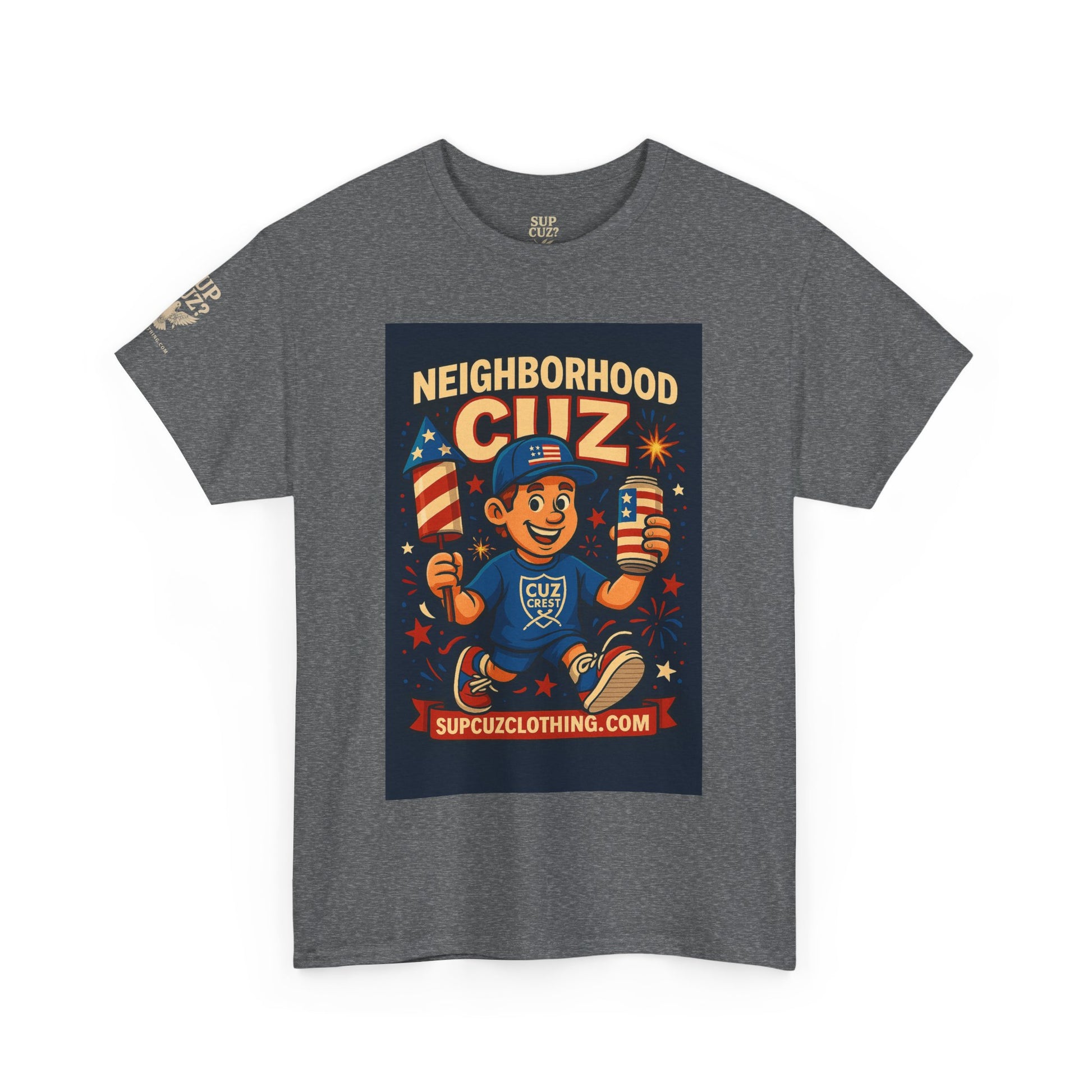 4th of July Launch Tee 5/6 - Unisex Heavy Cotton Tee