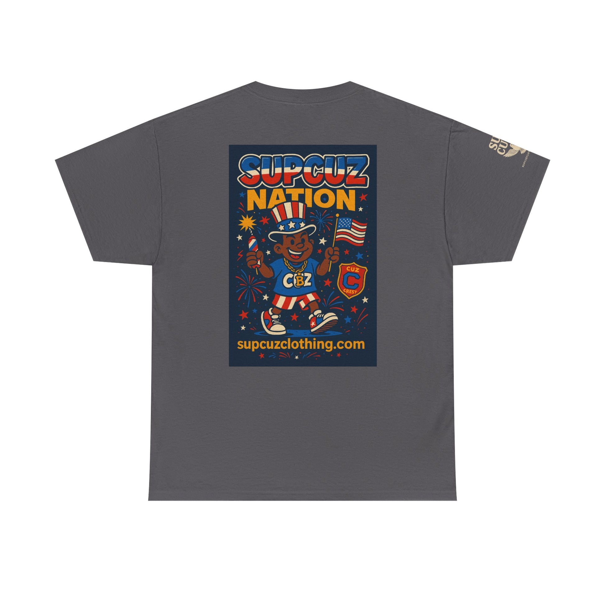 4th of July Launch Tee 1/6 - Unisex Heavy Cotton Tee