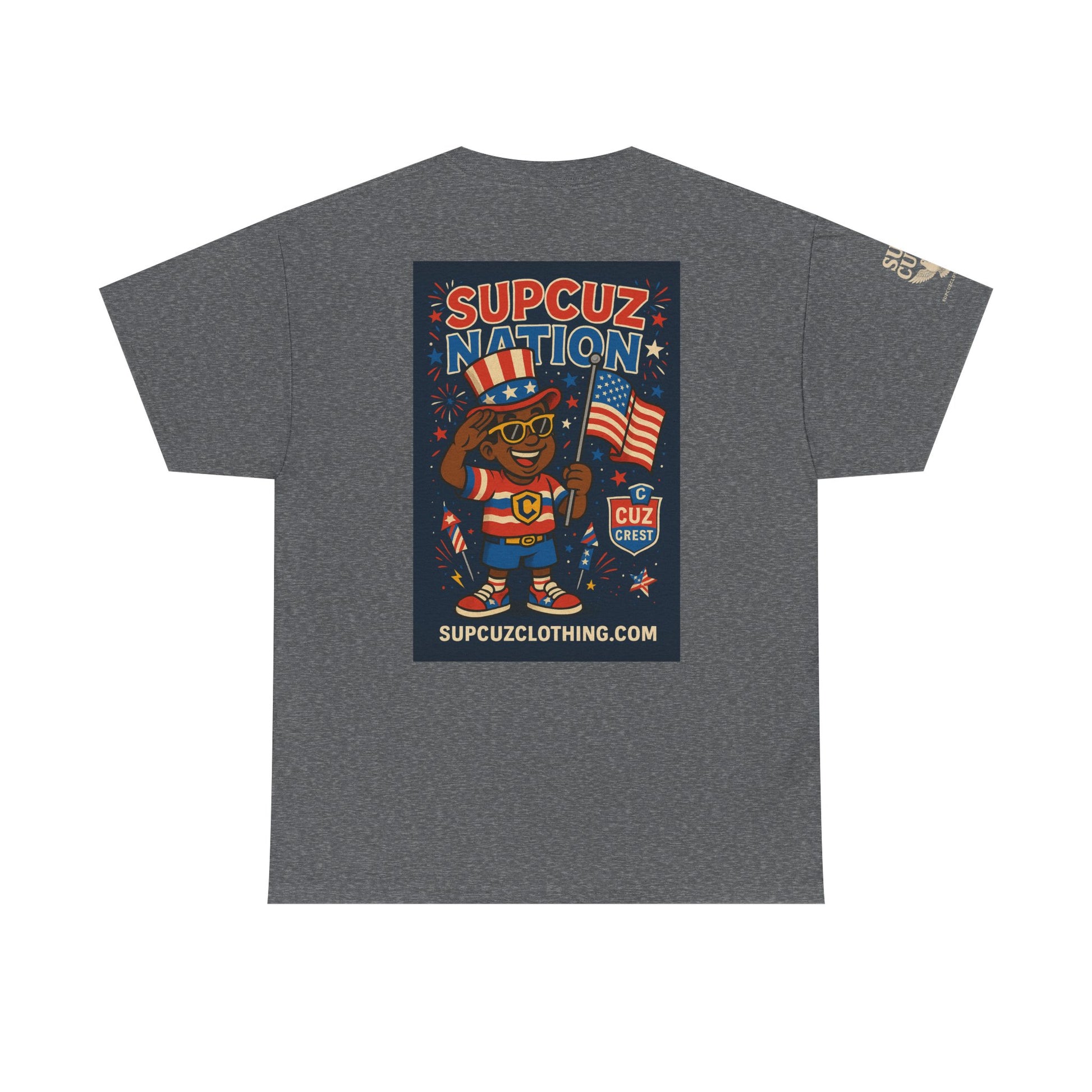 4th of July Launch Tee 2/6 - Unisex Heavy Cotton Tee