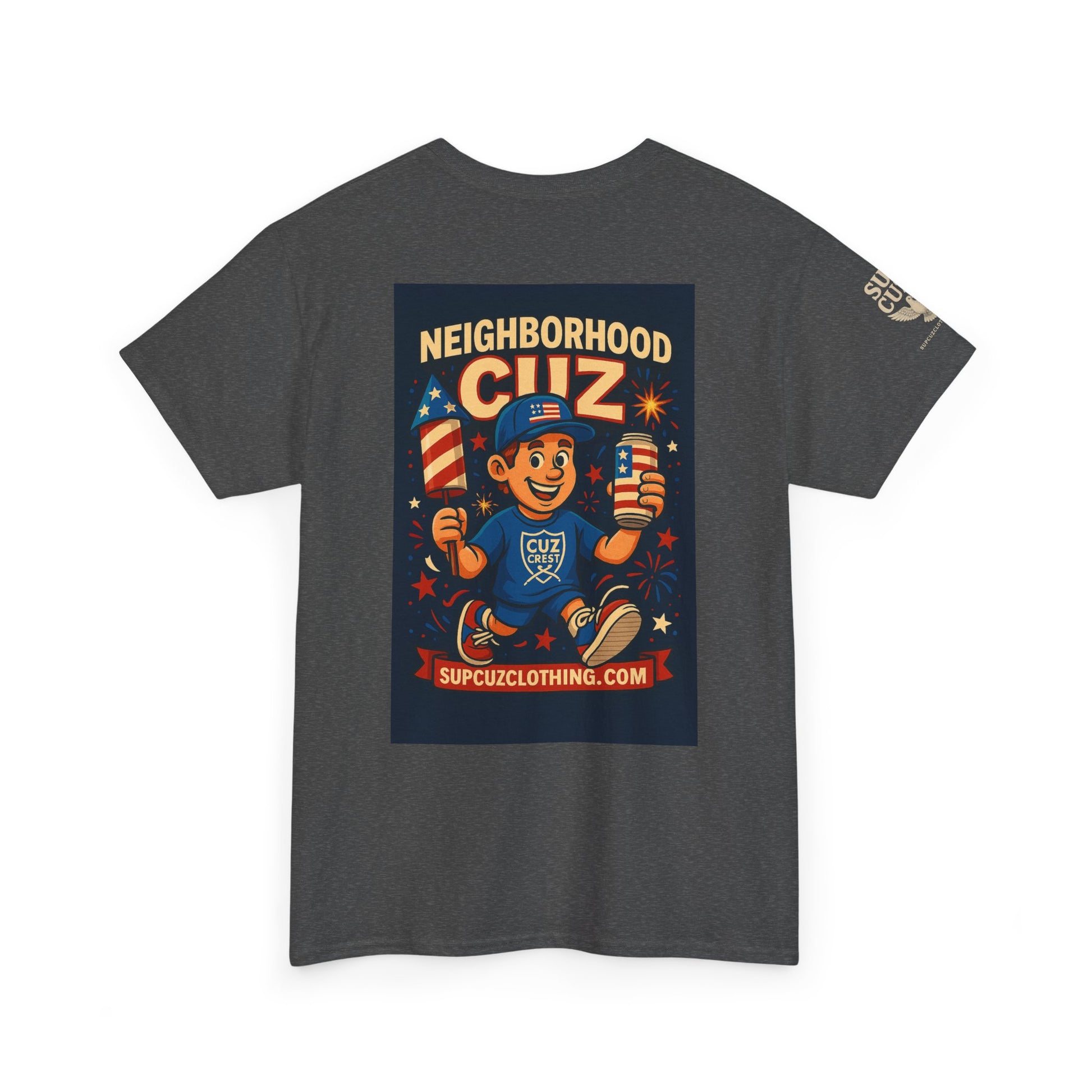 4th of July Launch Tee 5/6 - Unisex Heavy Cotton Tee