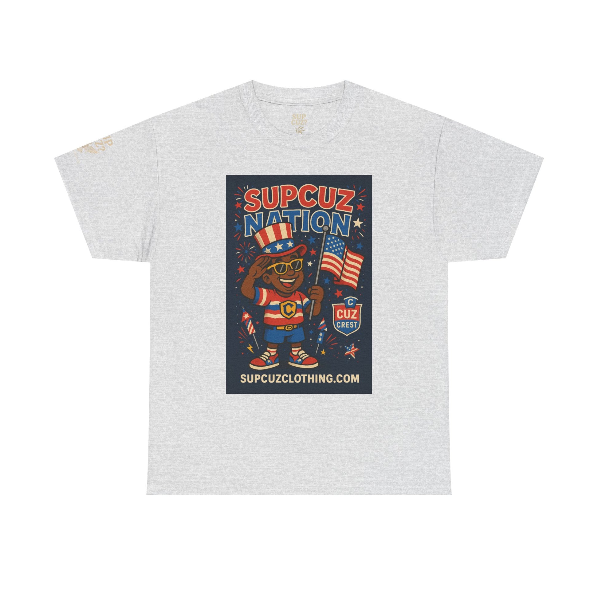 4th of July Launch Tee 2/6 - Unisex Heavy Cotton Tee