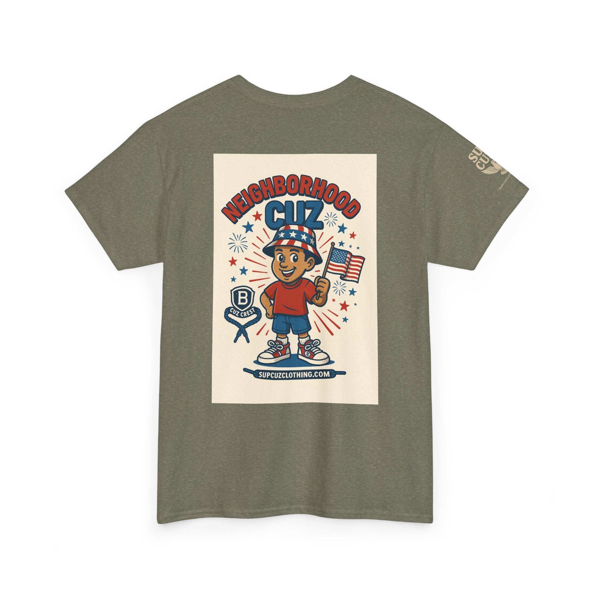 4th of July Launch Tee 4/6 - Unisex Heavy Cotton Tee