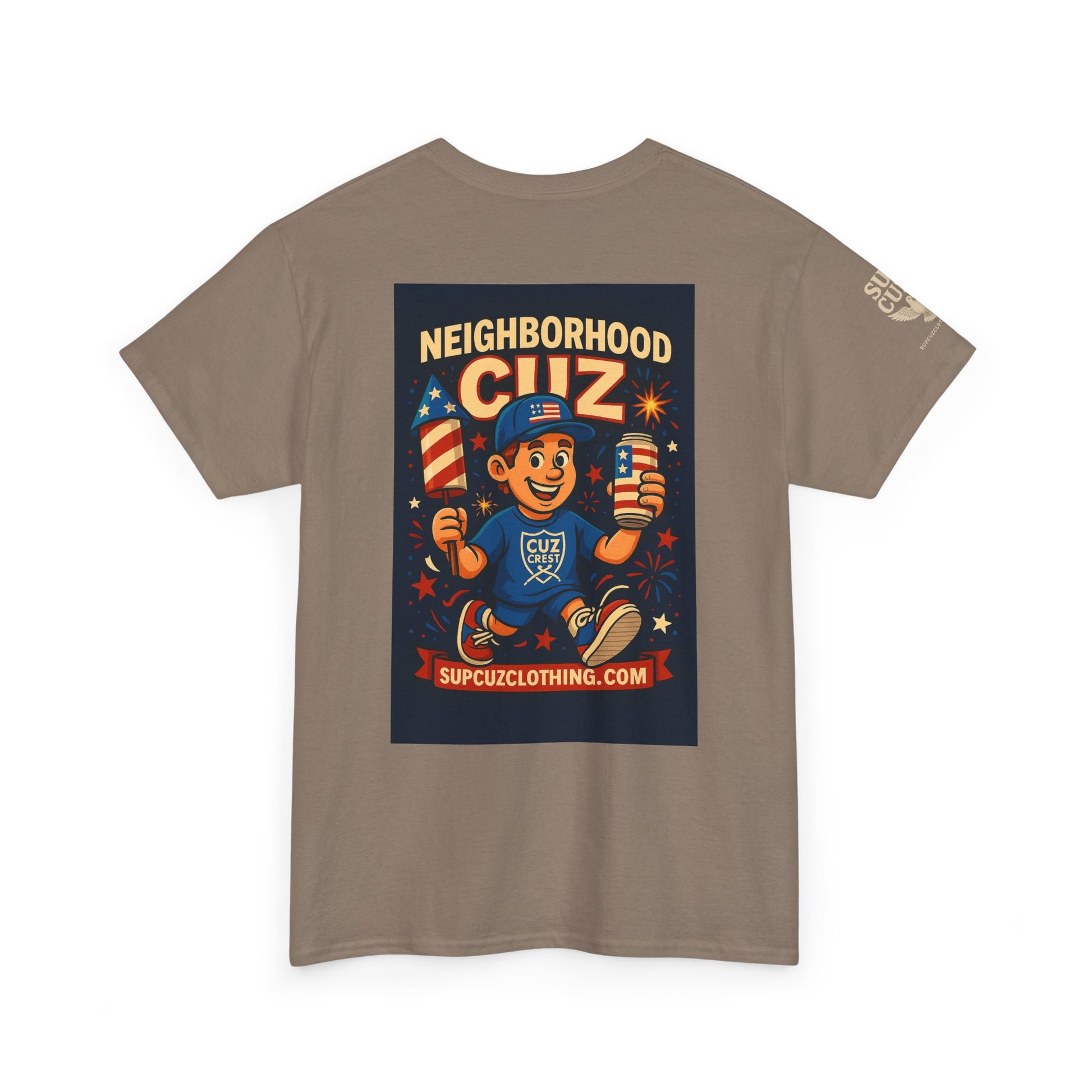 4th of July Launch Tee 5/6 - Unisex Heavy Cotton Tee