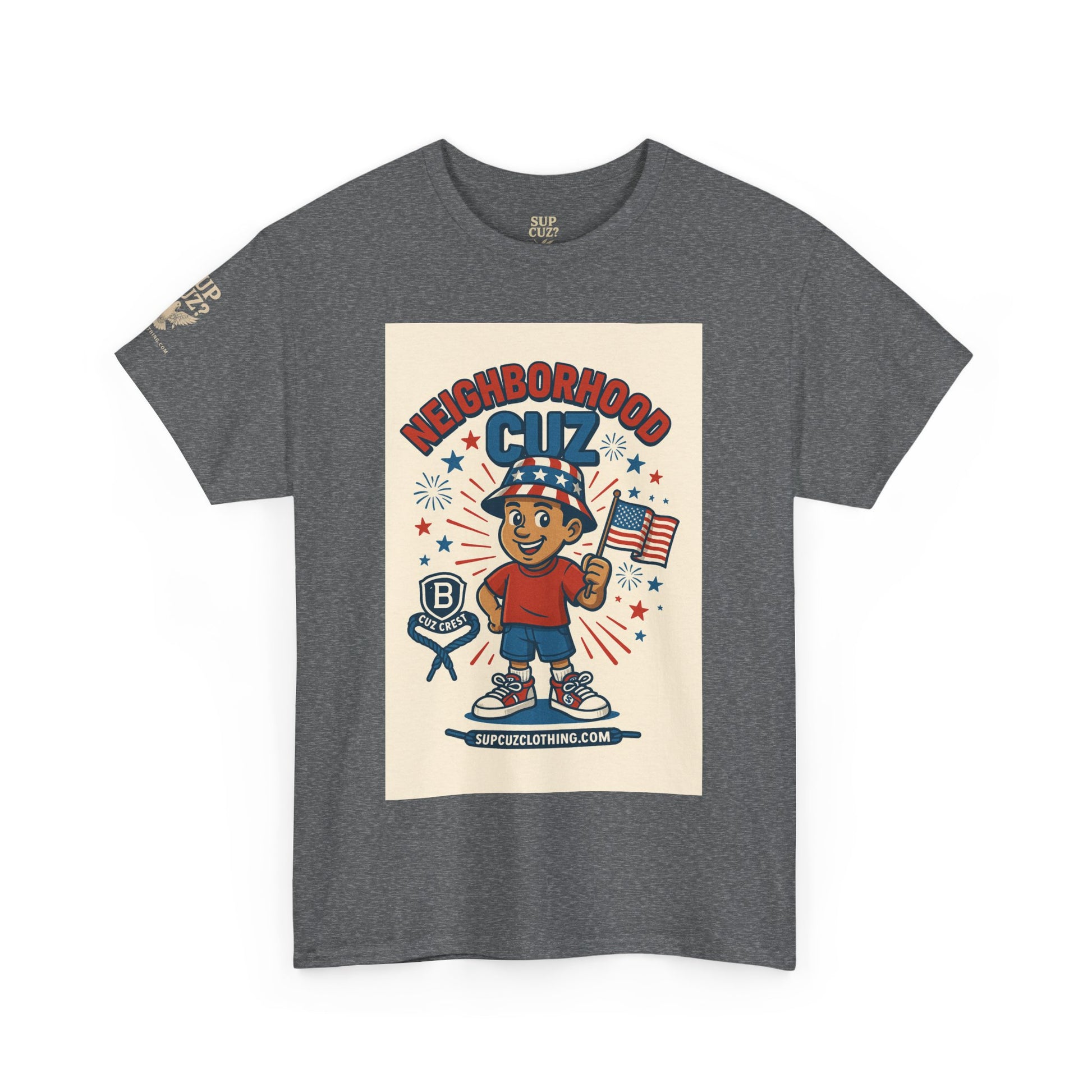 4th of July Launch Tee 4/6 - Unisex Heavy Cotton Tee