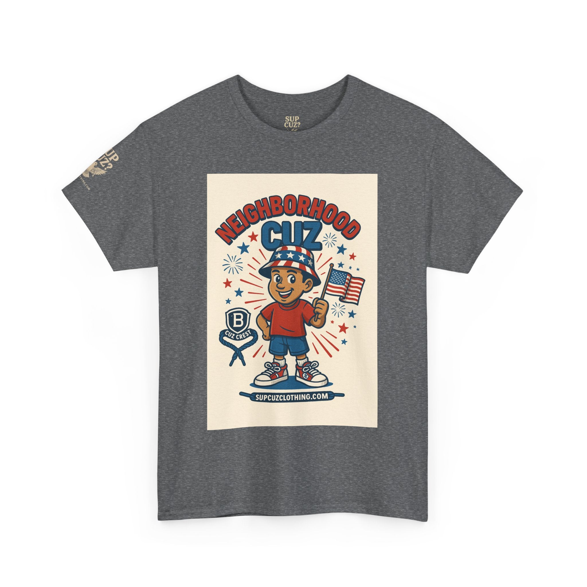 4th of July Launch Tee 4/6 - Unisex Heavy Cotton Tee