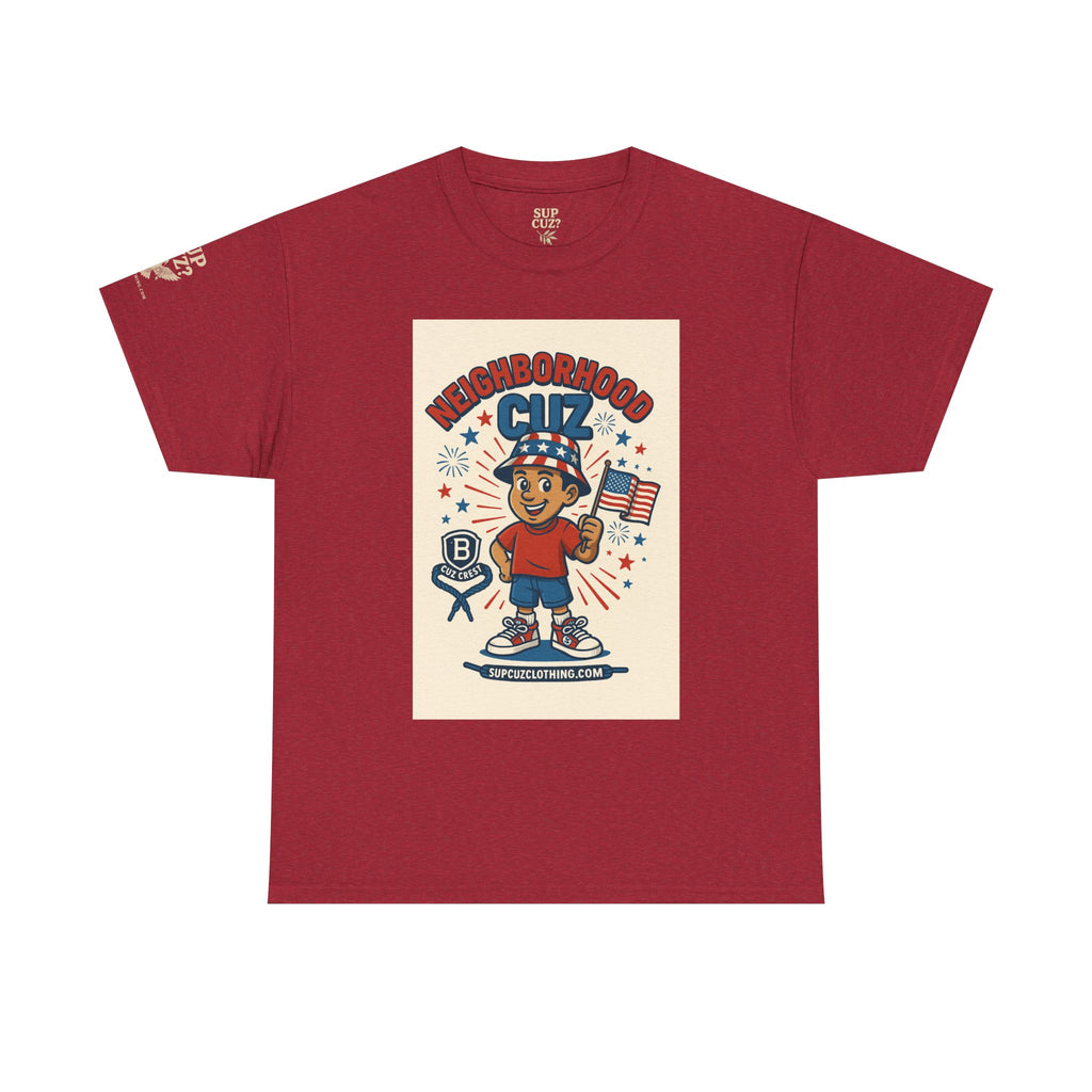 4th of July Launch Tee 4/6 - Unisex Heavy Cotton Tee