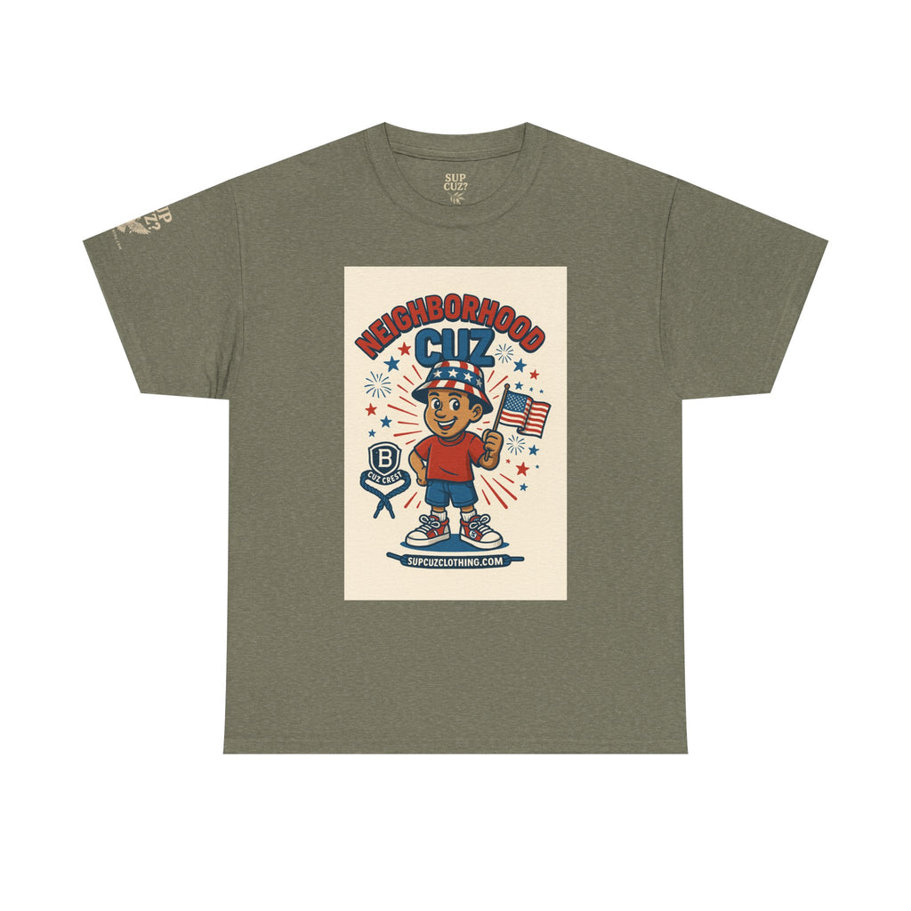 4th of July Launch Tee 4/6 - Unisex Heavy Cotton Tee