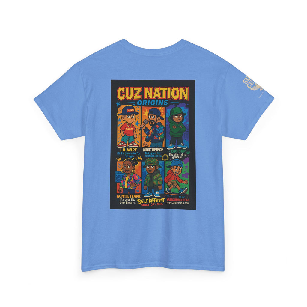 Cuz Nation Origins -  Unisex Heavy Cotton Tee