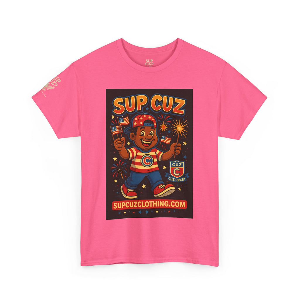4th of July Launch Tee 3/6 - Unisex Heavy Cotton Tee