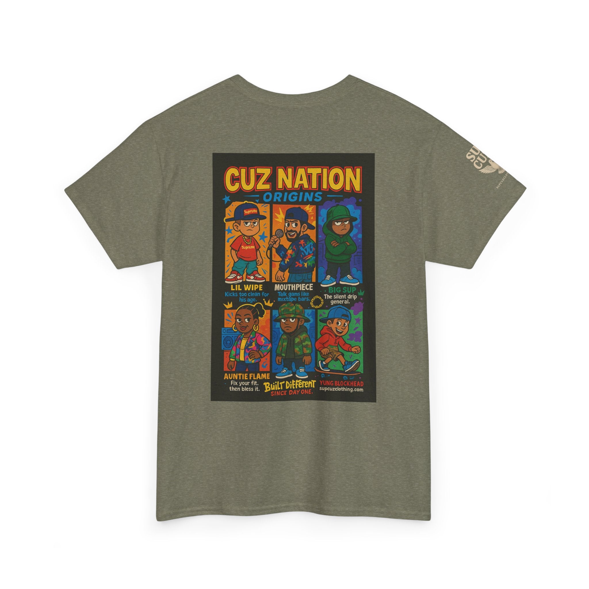 Cuz Nation Origins -  Unisex Heavy Cotton Tee
