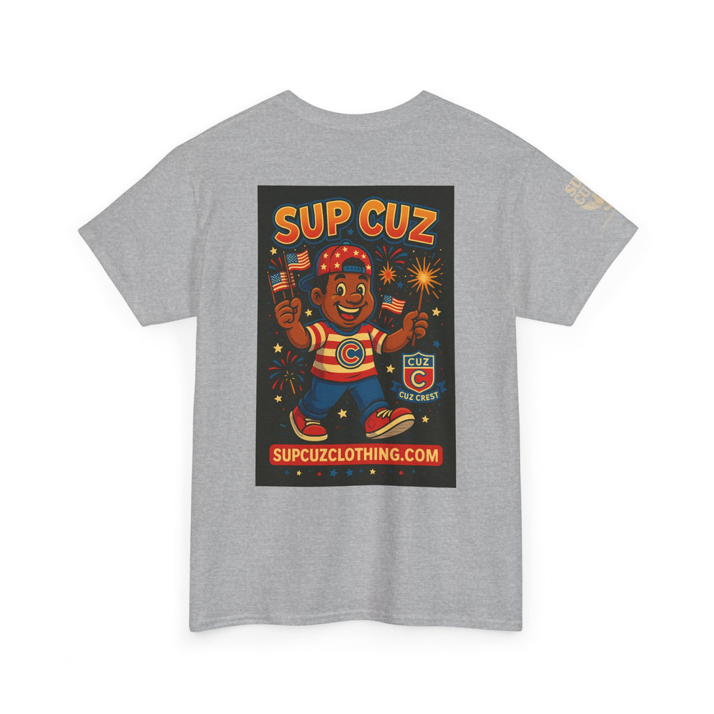 4th of July Launch Tee 3/6 - Unisex Heavy Cotton Tee