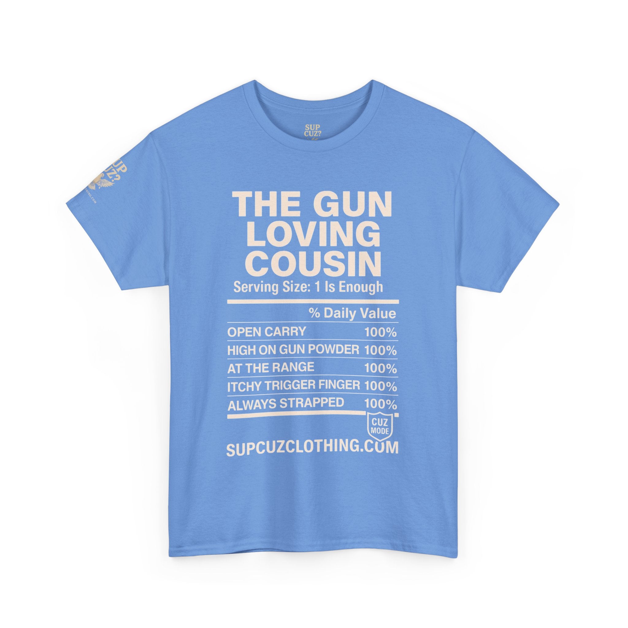 The Gun Loving Cousin - Unisex Heavy Cotton Tee (Multiple Colors)