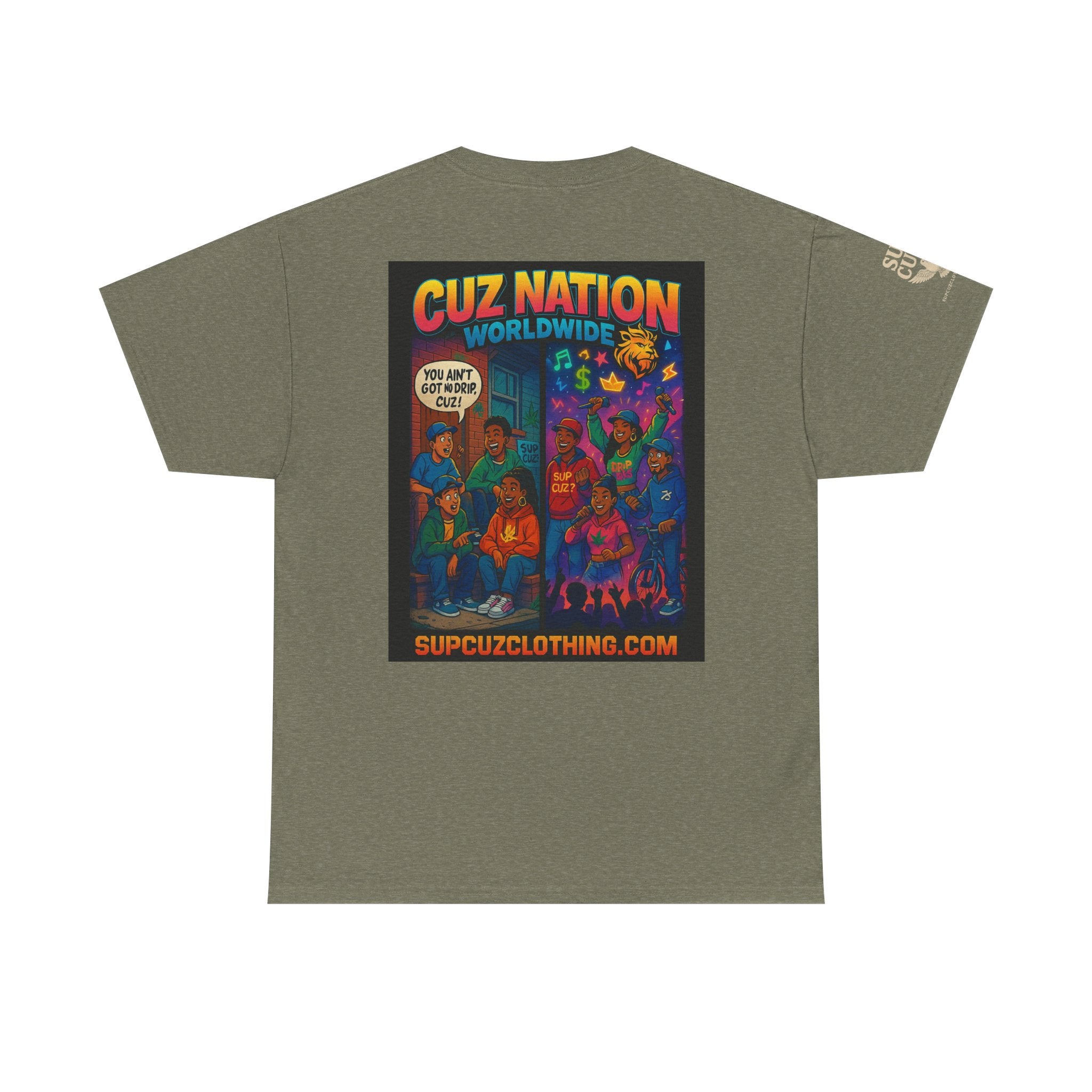 Cuz Nation Worldwide -  Unisex Heavy Cotton Tee