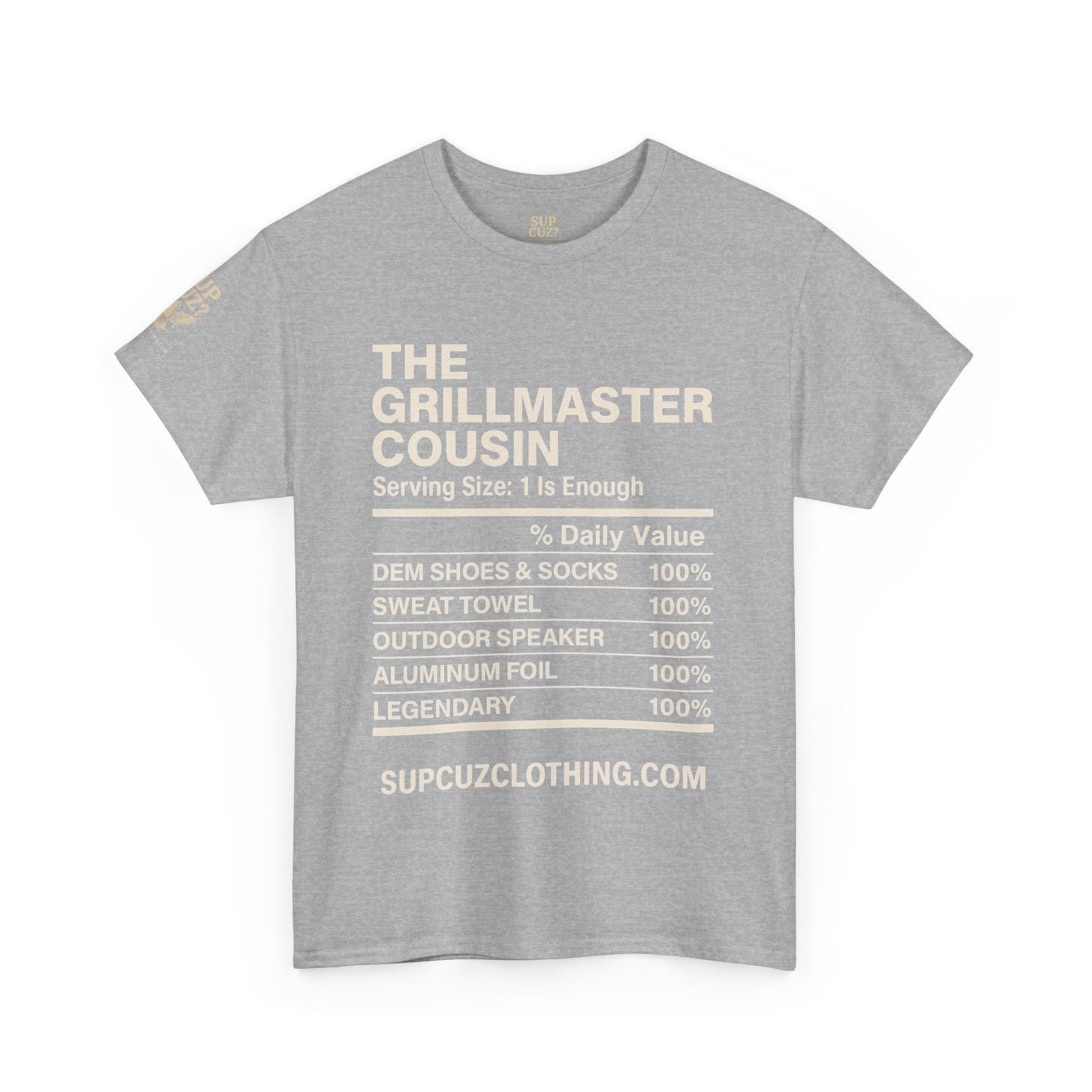 The Grillmaster Cousin - Unisex Heavy Cotton Tee (Multiple Colors)