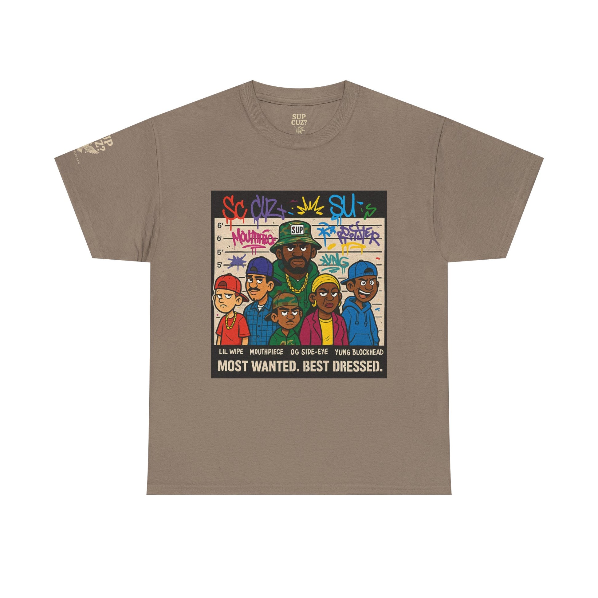 Cuz Crew Most Wanted -  Unisex Heavy Cotton Tee