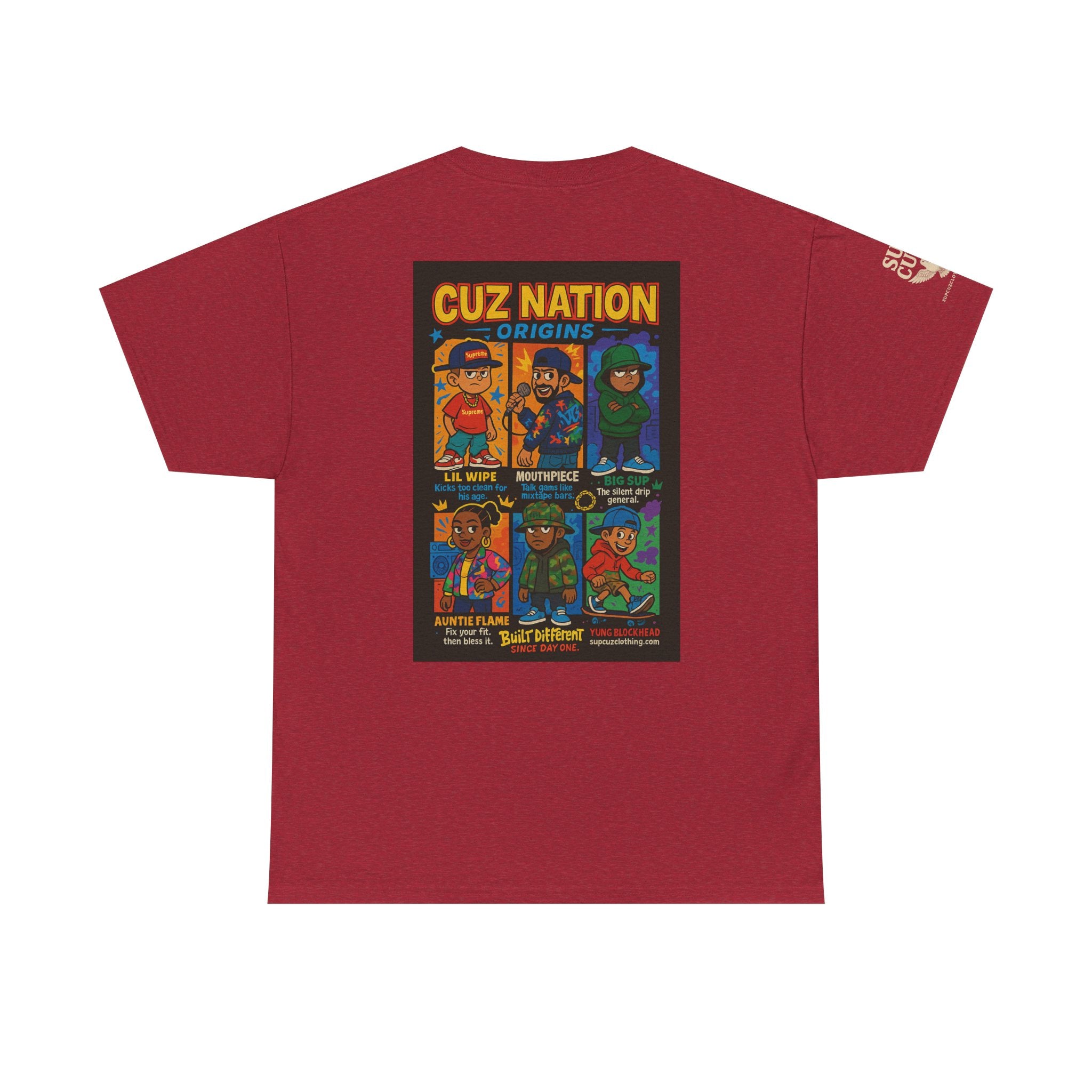 Cuz Nation Origins -  Unisex Heavy Cotton Tee