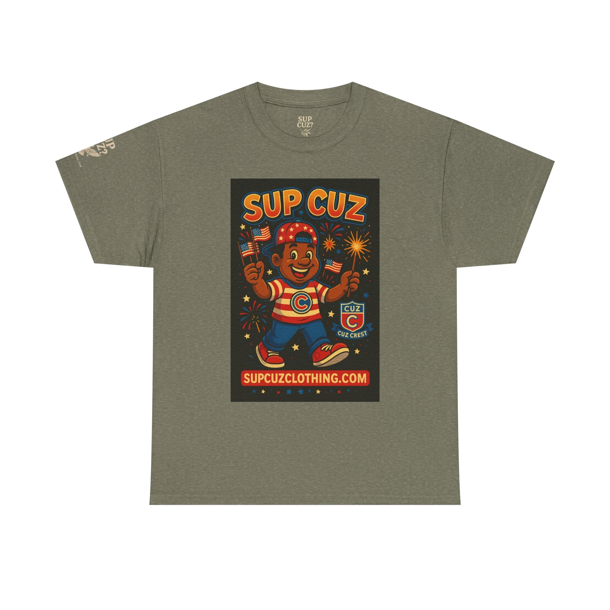4th of July Launch Tee 3/6 - Unisex Heavy Cotton Tee