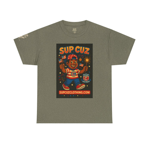 4th of July Launch Tee 3/6 - Unisex Heavy Cotton Tee