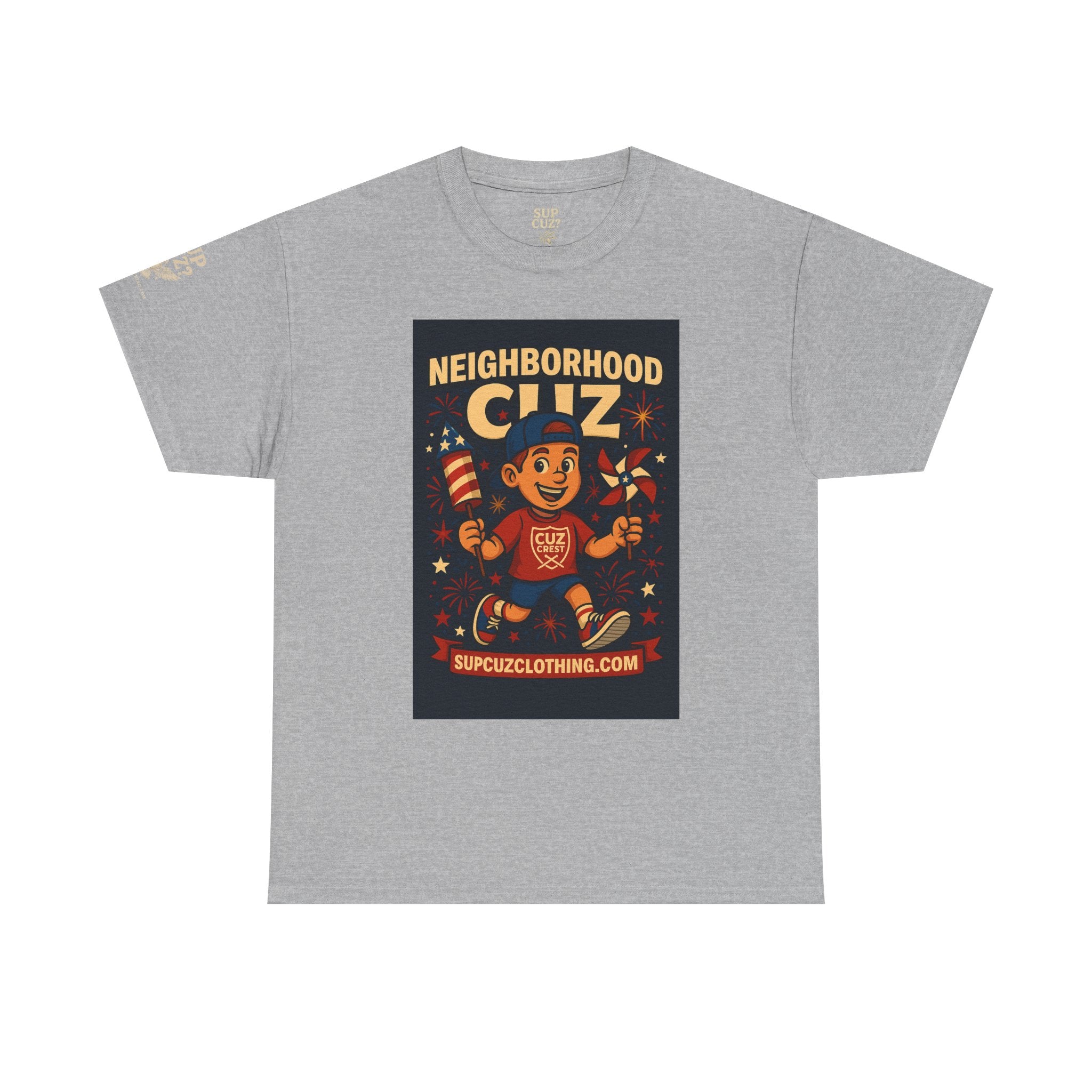 4th of July Launch Tee 6/6 - Unisex Heavy Cotton Tee