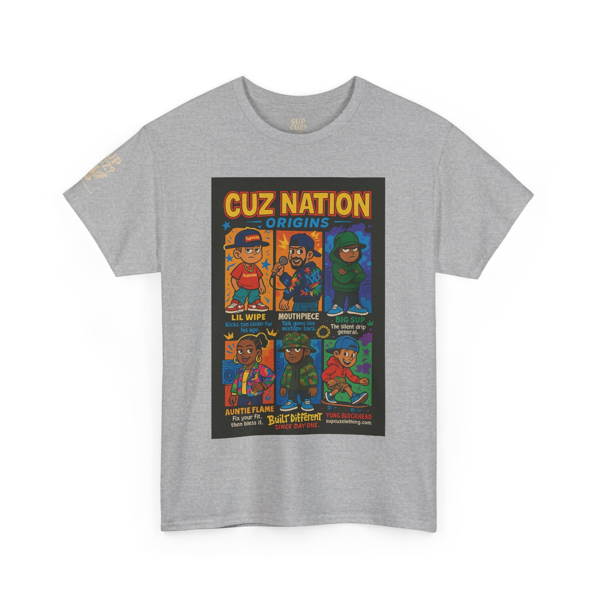 Cuz Nation Origins -  Unisex Heavy Cotton Tee