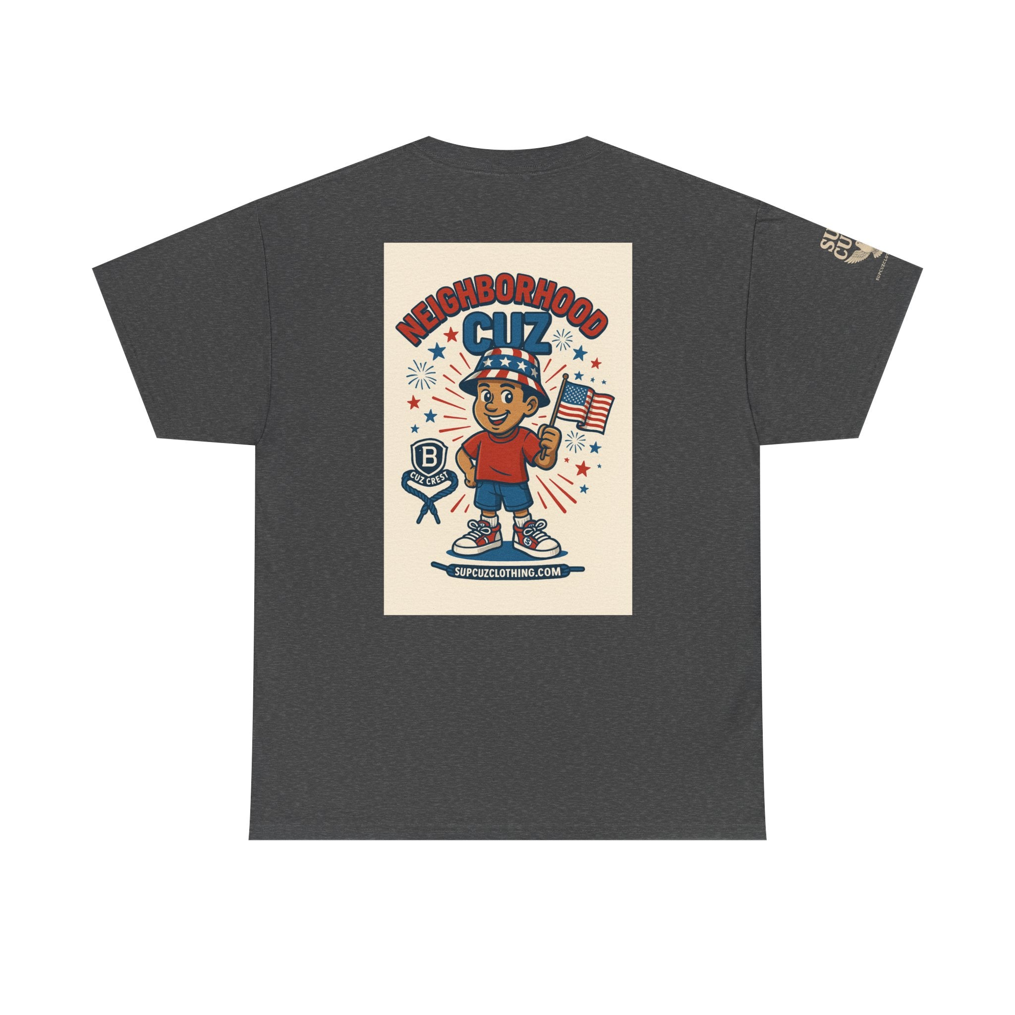 4th of July Launch Tee 4/6 - Unisex Heavy Cotton Tee