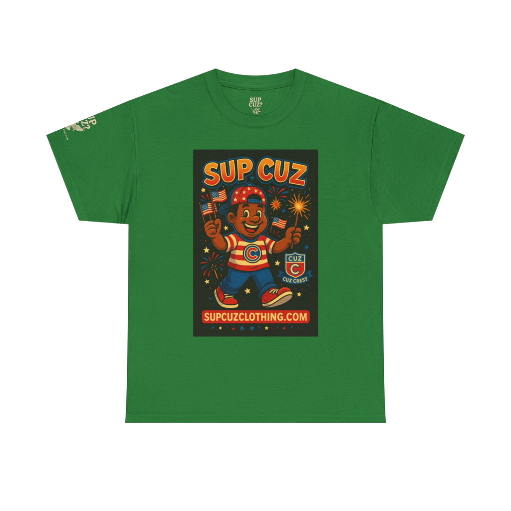 4th of July Launch Tee 3/6 - Unisex Heavy Cotton Tee